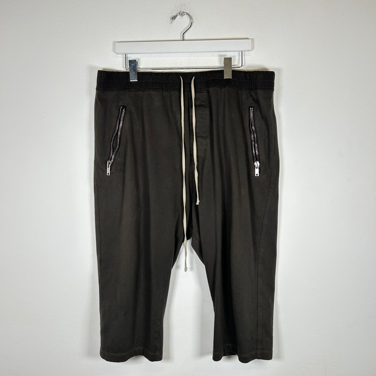 Rick Owens Dark Dust Cropped Drop Crotch Pants Size 56