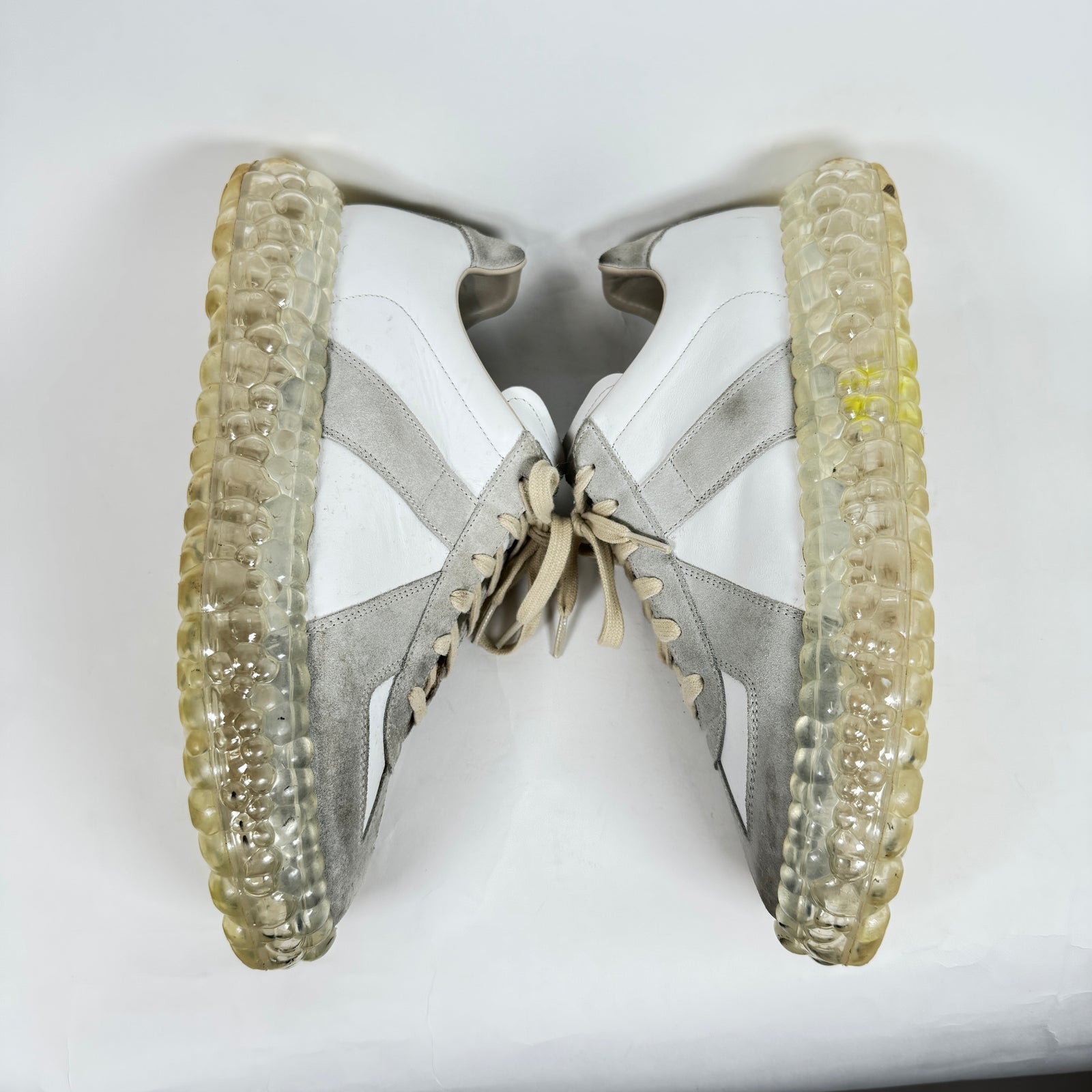 Maison Margiela White/Grey Super Bounce Gats Size 43