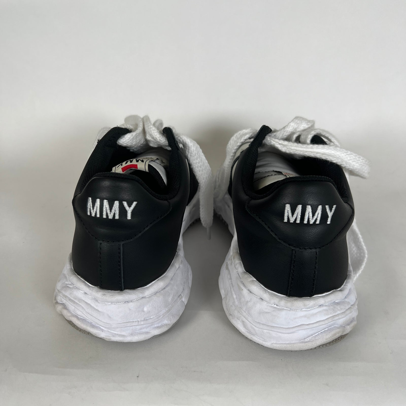 Maison Mihara White/Black Wayne Sneakers Sz 43
