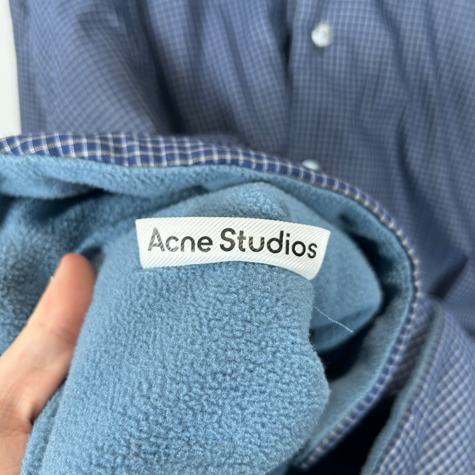 Acne Studios Reversible Padded Shirt Size XL