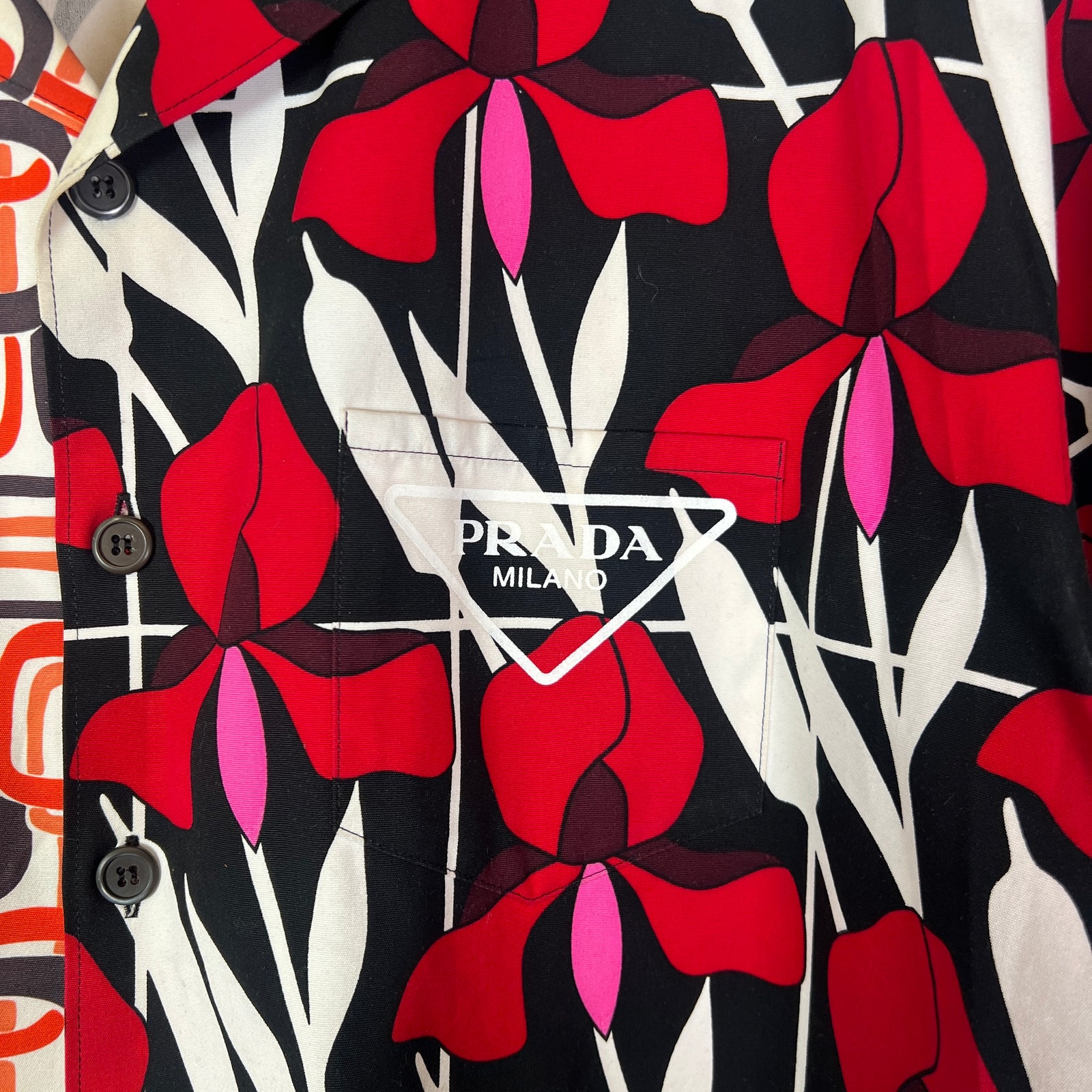 Prada Floral Double Match Shirt