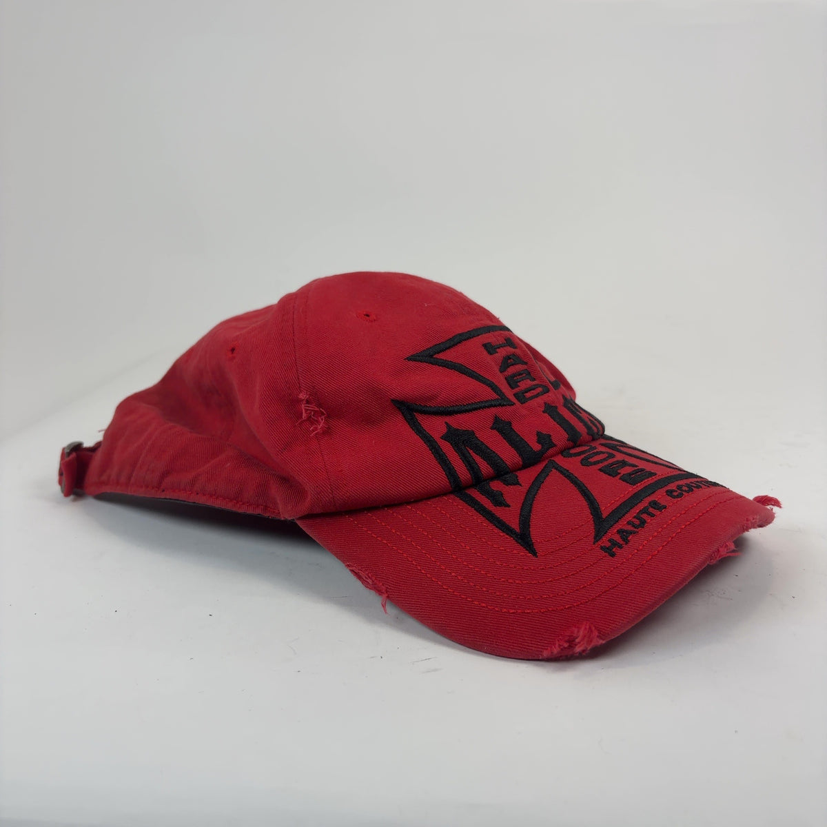 Alice Hollywood Iron Cross Embroidered Red Hat