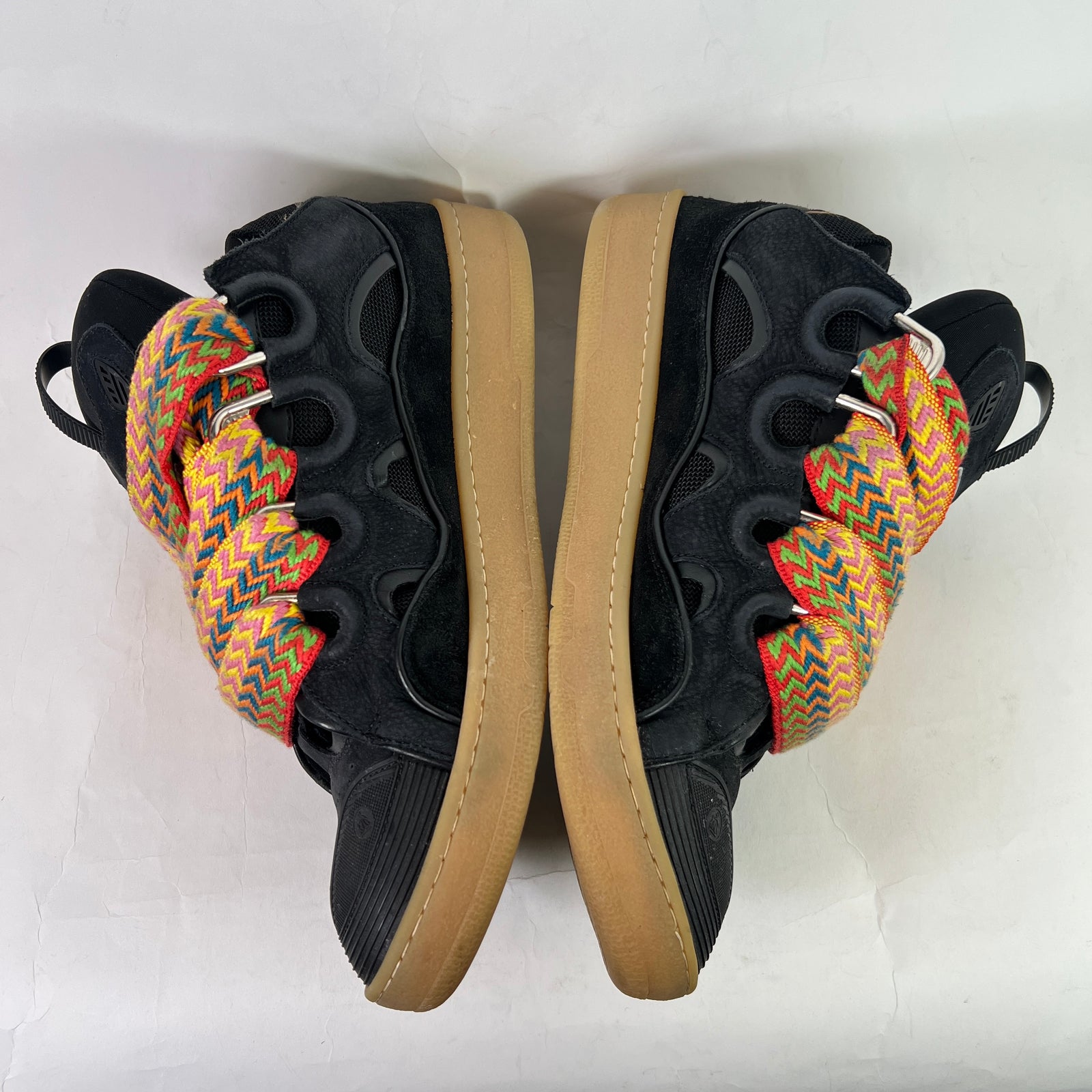 Lanvin Black Curb Sneaker Size 45