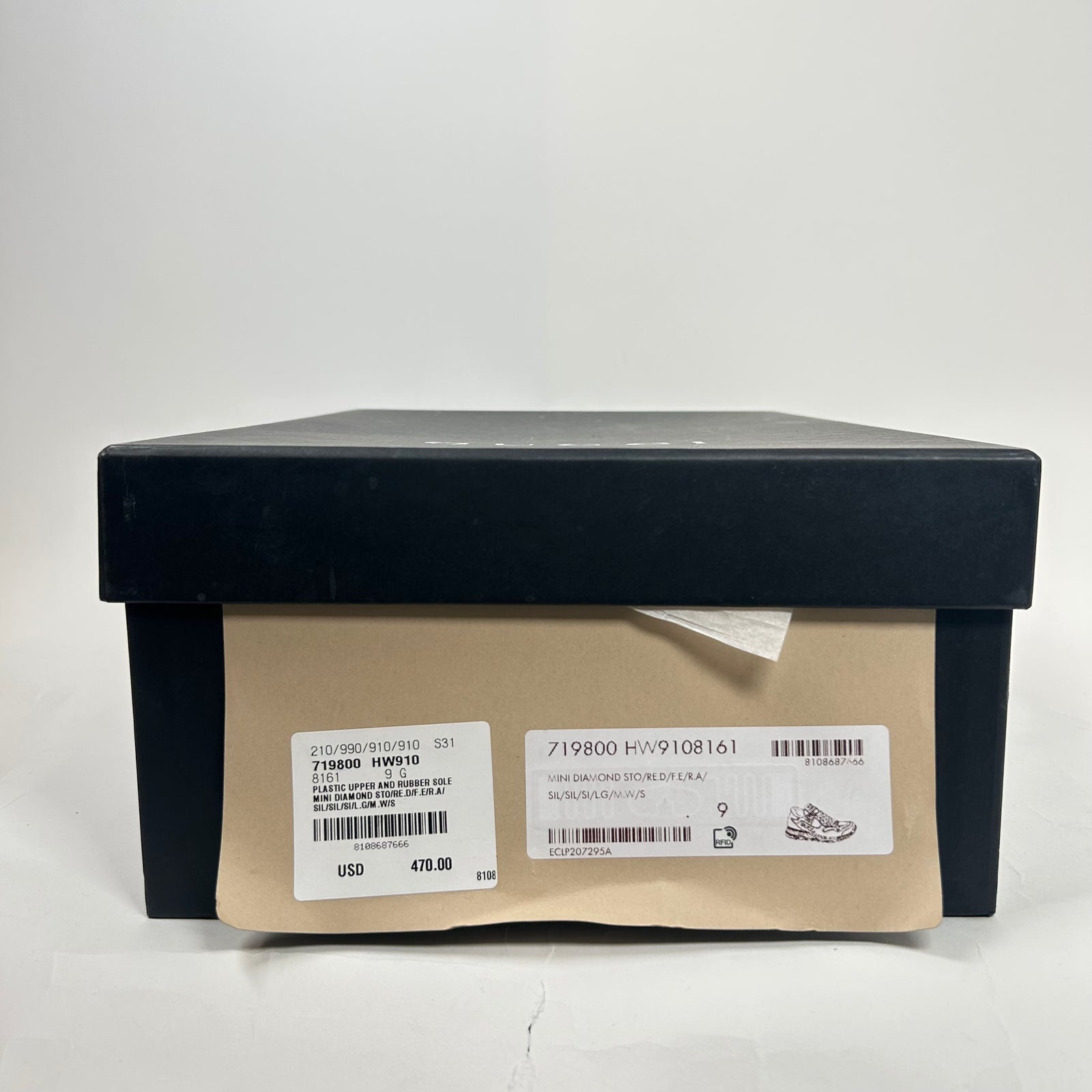 Gucci Silver Ultrapace Sneaker Size GG 9