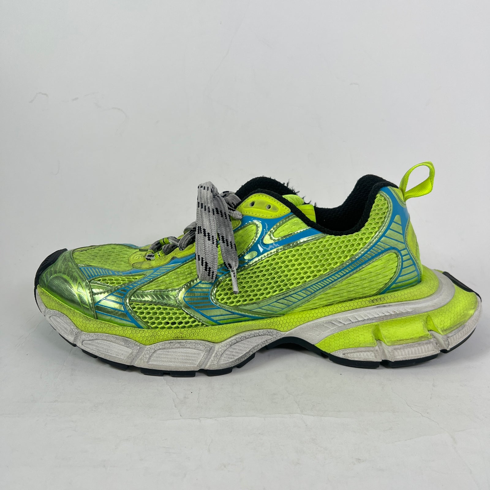 Balenciaga Fluorescent Yellow/Blue 3XL Sneaker Size 45