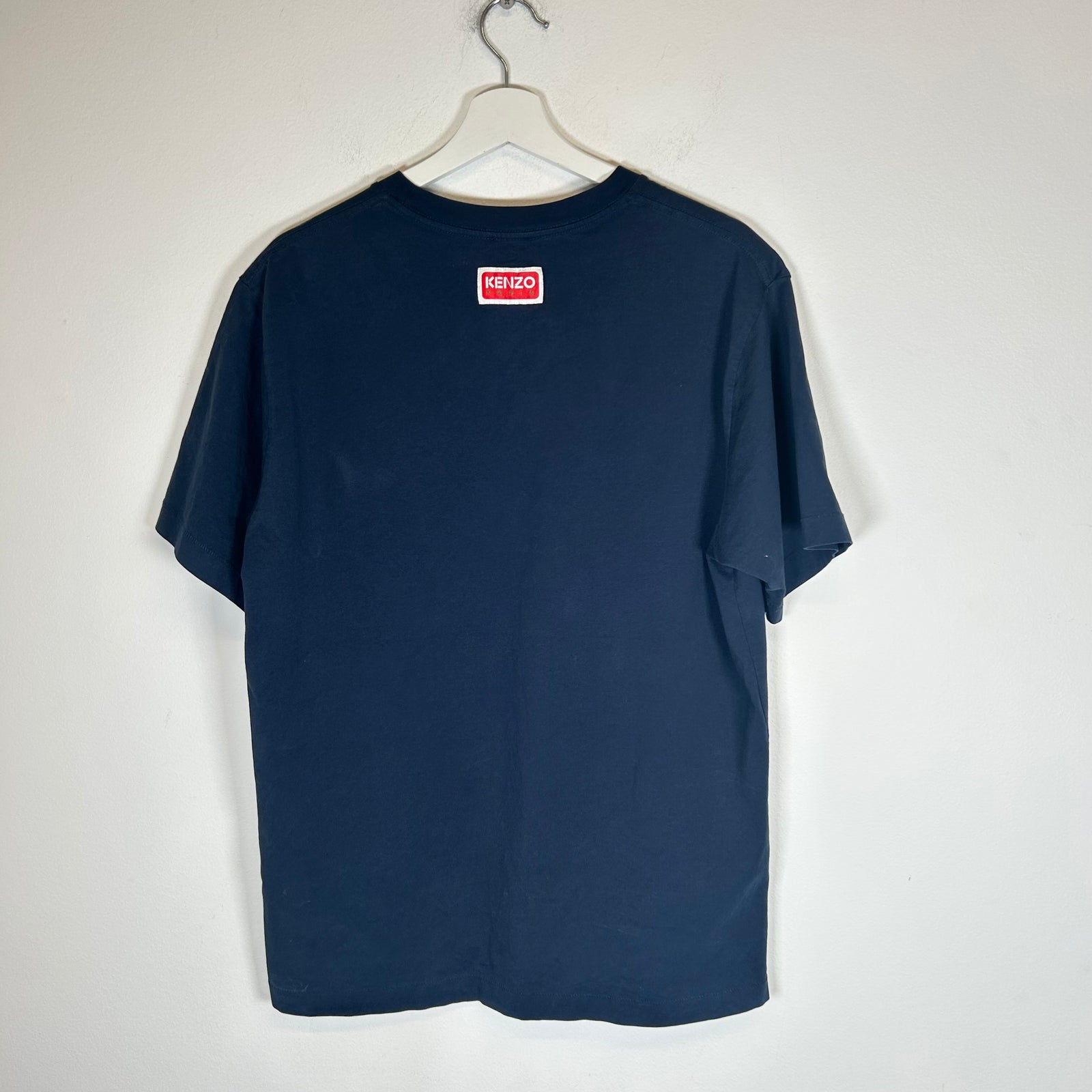 Kenzo Navy Flower Logo T-shirt Size M