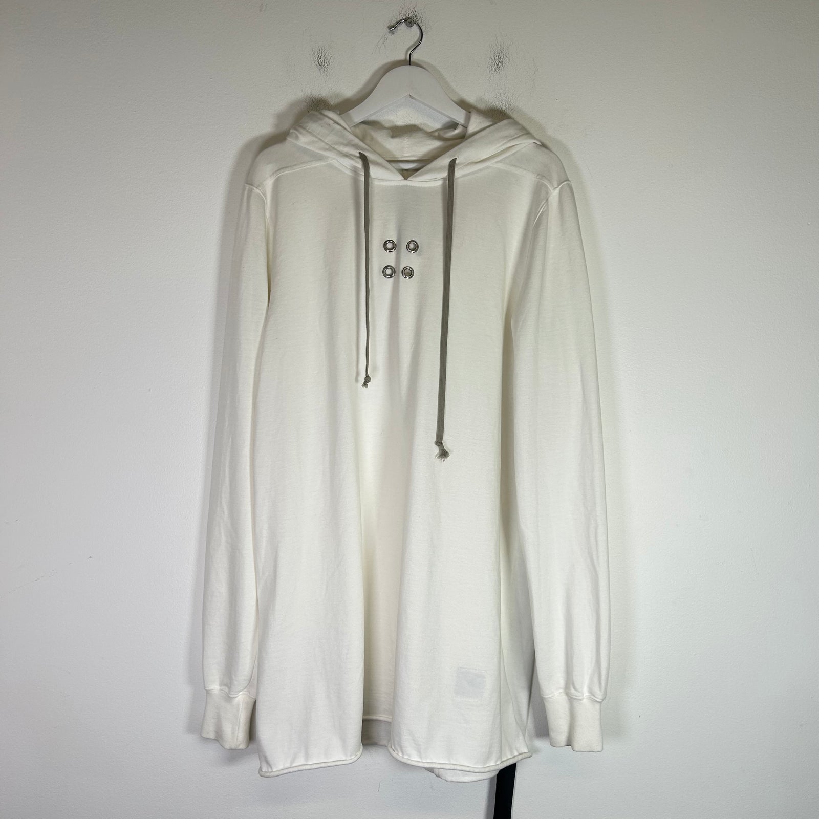 Rick Owens Eyelet Detail Oversized Hoodie