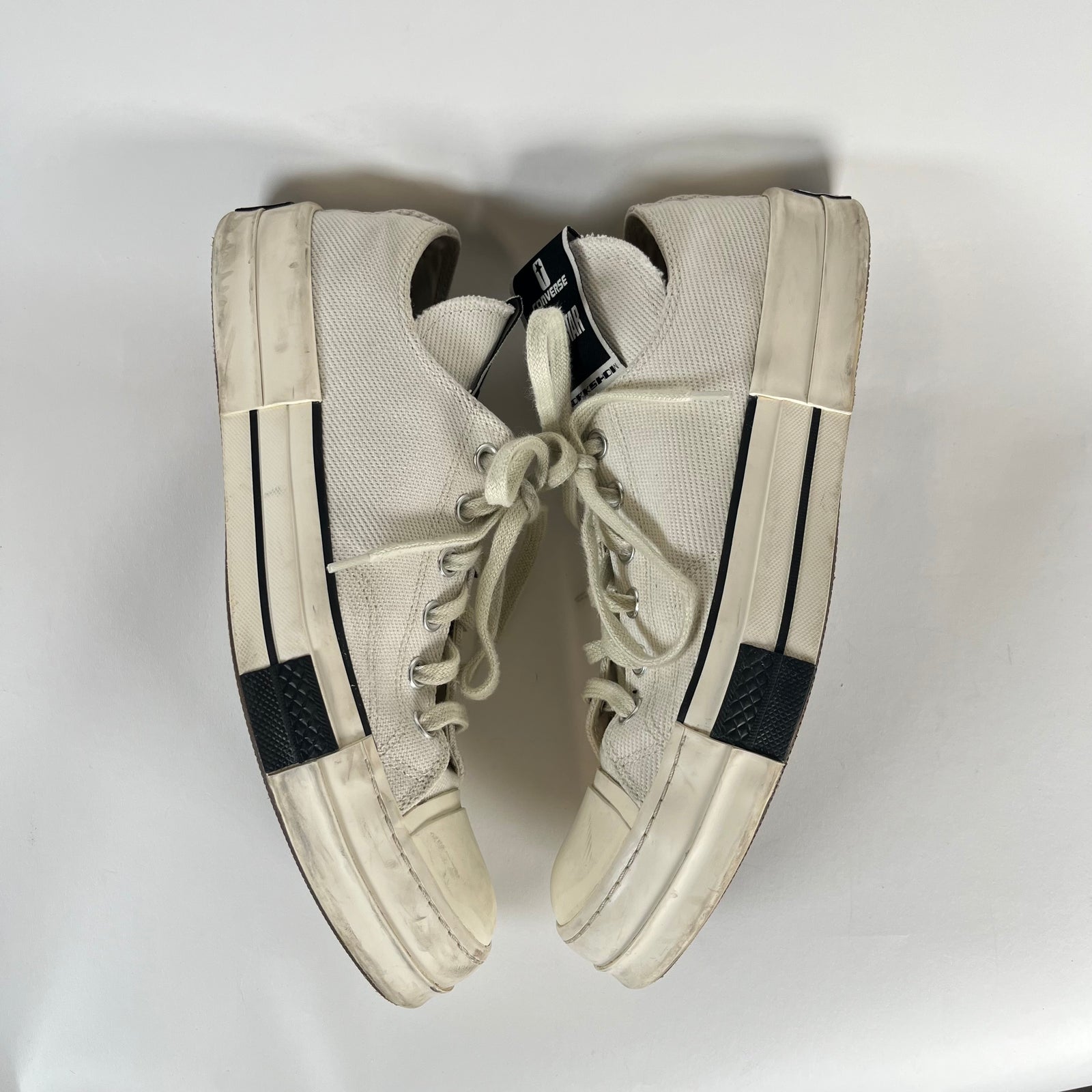 Rick Owens x Converse Round Toe Low Top Size 43
