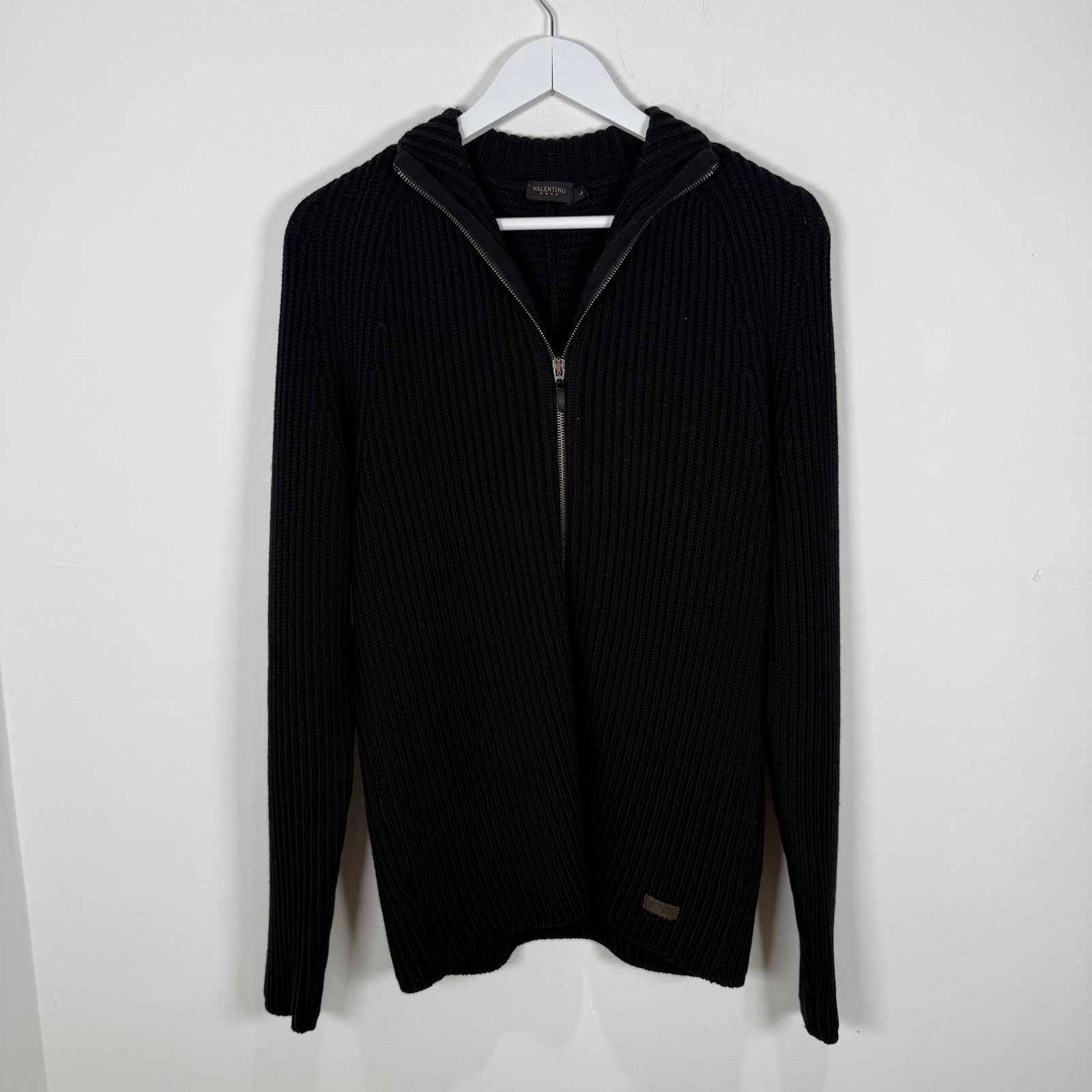 Valentino Knit Zip-Up Jacket Size L