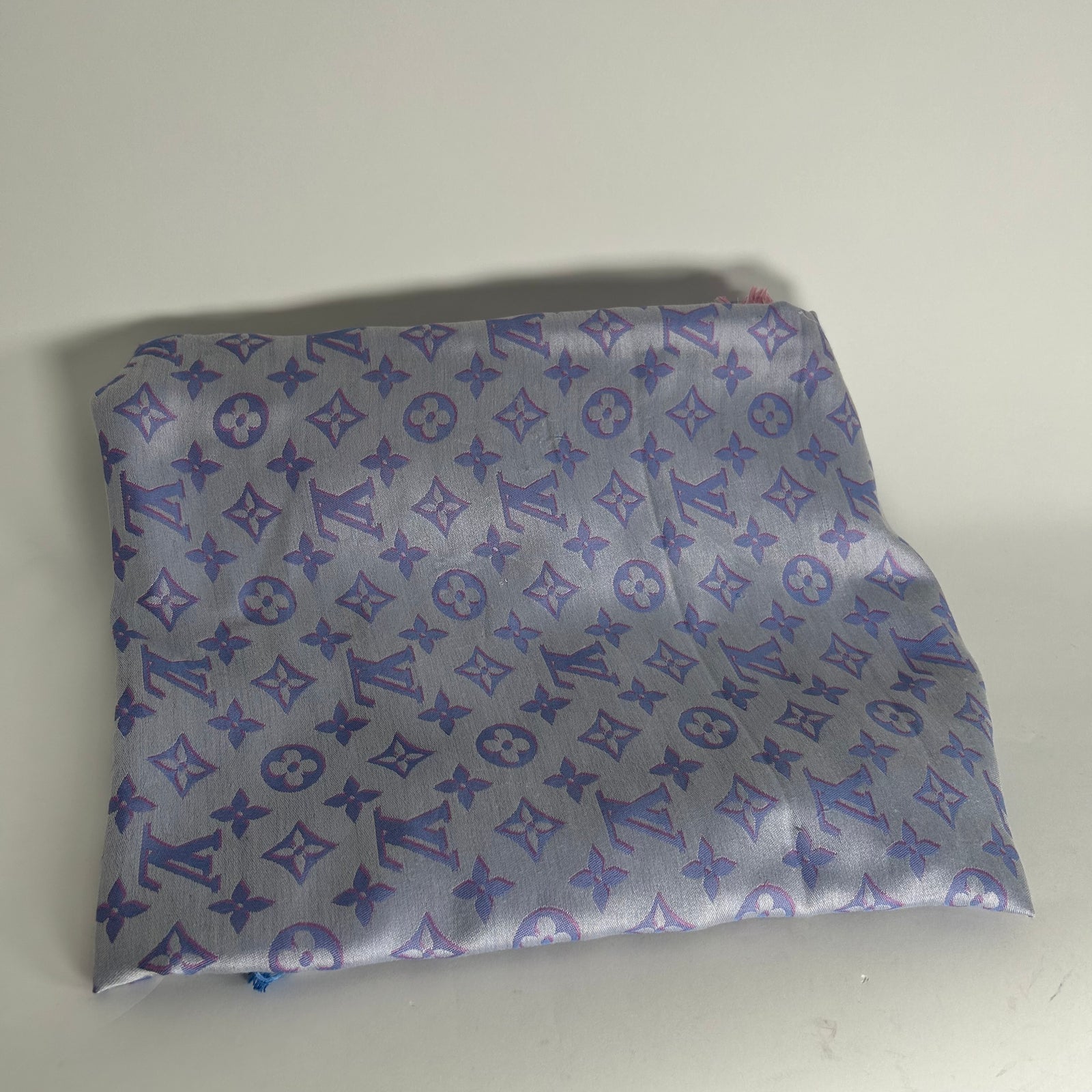 Louis Vuitton Silk 3D Monogram Shawl