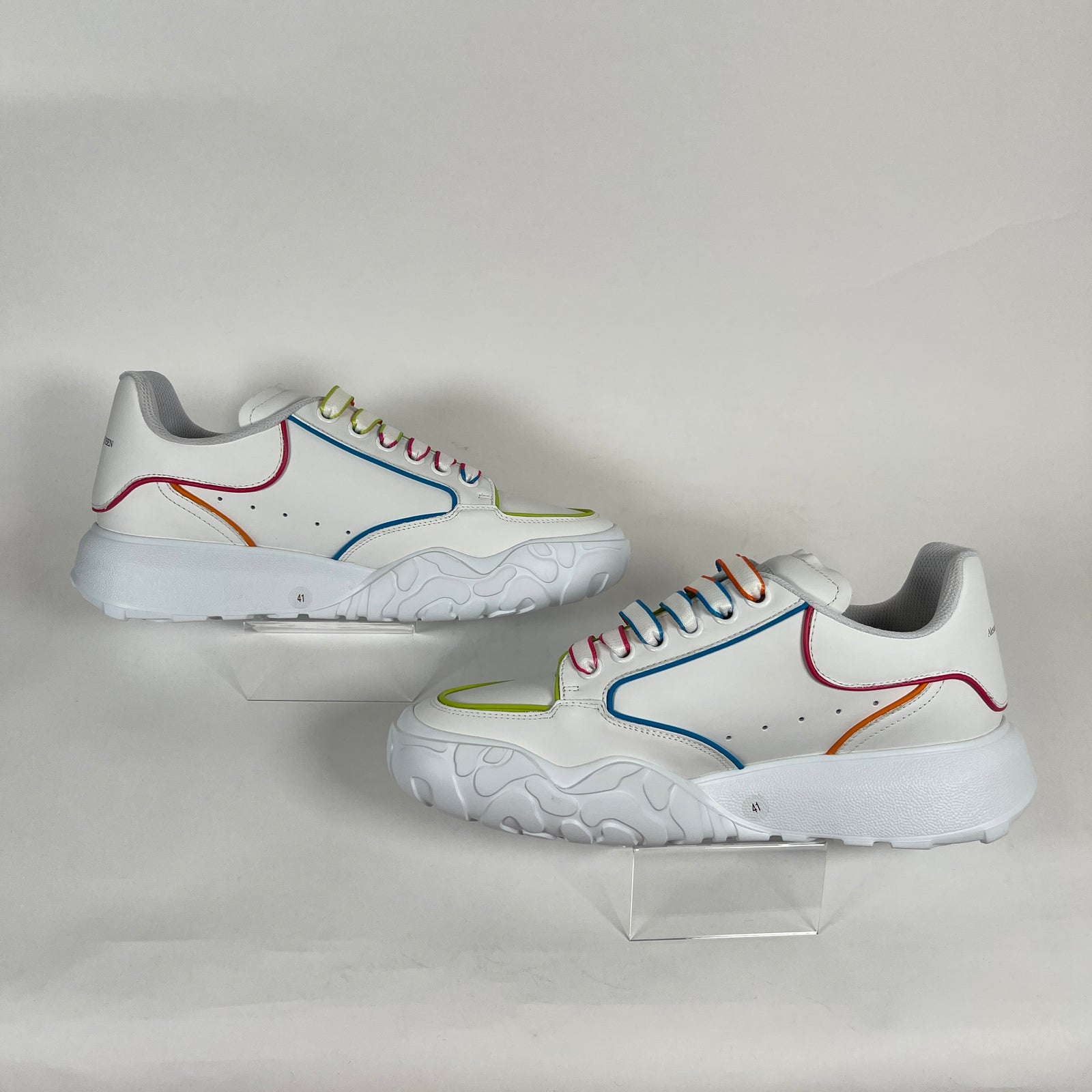 Alexander Mcqueen New Court Sneaker W/Multi Size 41