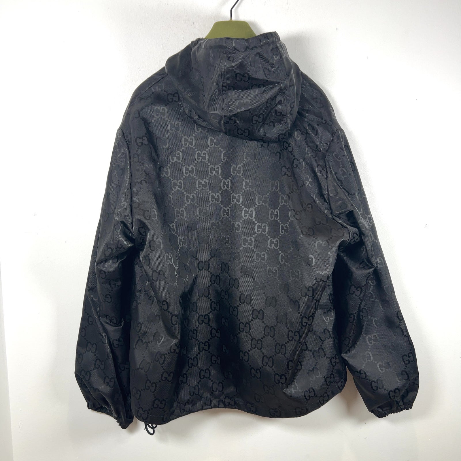 Gucci Off The Grid GG Nylon Zip Up Oversized Jacket