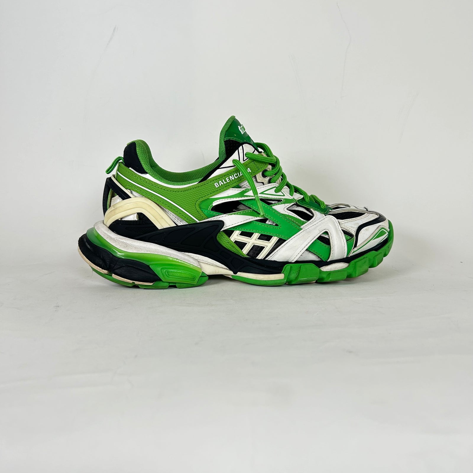 Balenciaga Green/Black Track 2 Sneakers Size 41