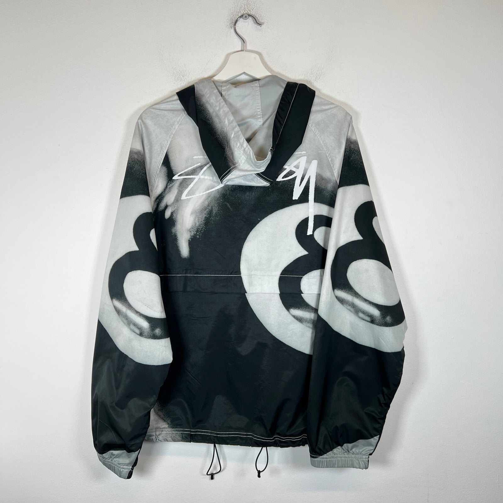 Stussy 8 Ball Beach Shell Jacket Size L