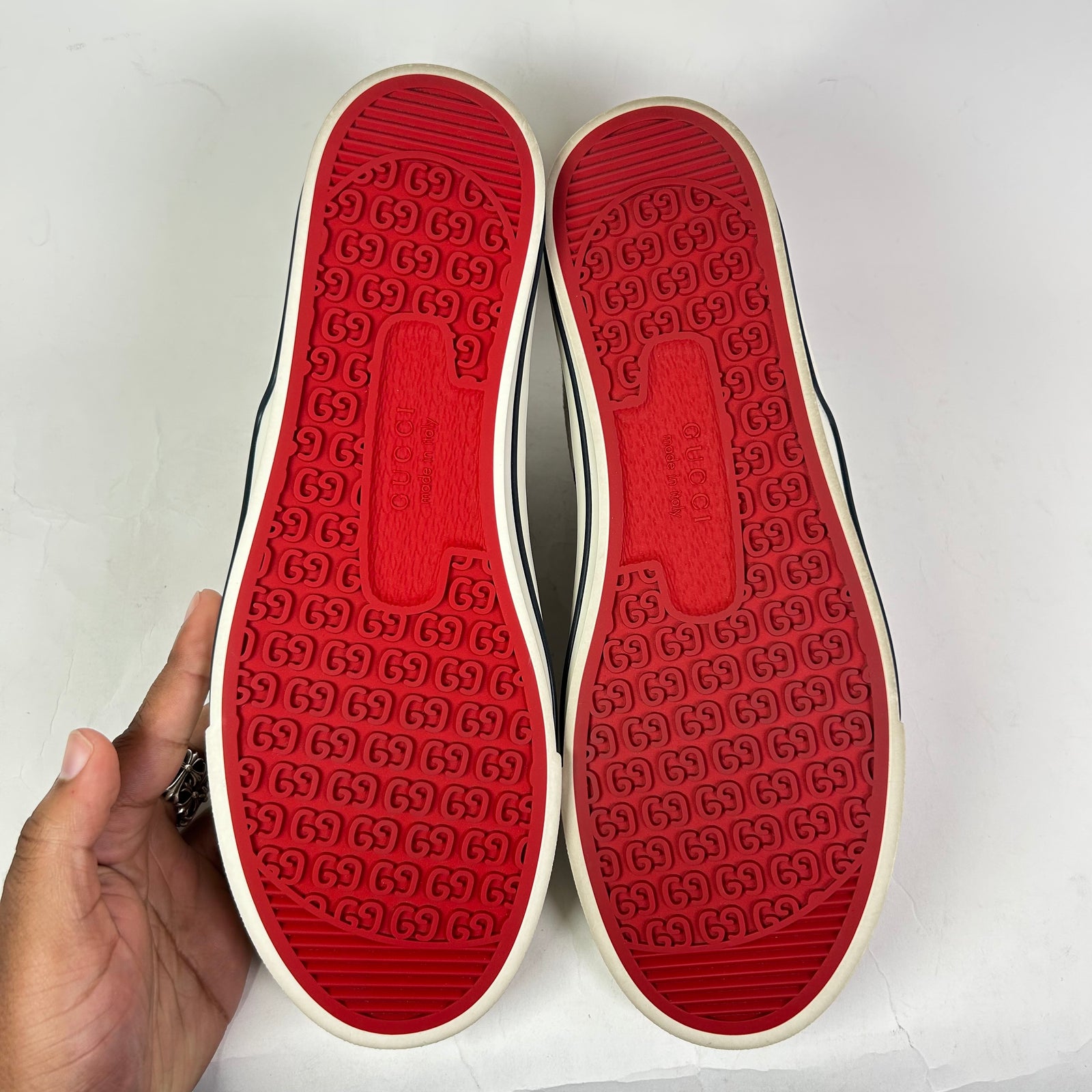 Gucci Tennis 1977 Canvas High-Top Sneakers