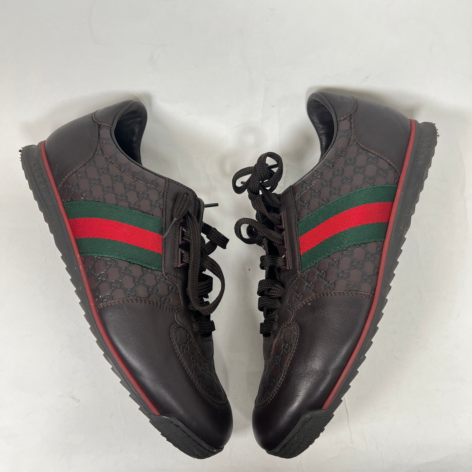 Gucci Chocolate Guccissima Sneaker Size 8.5