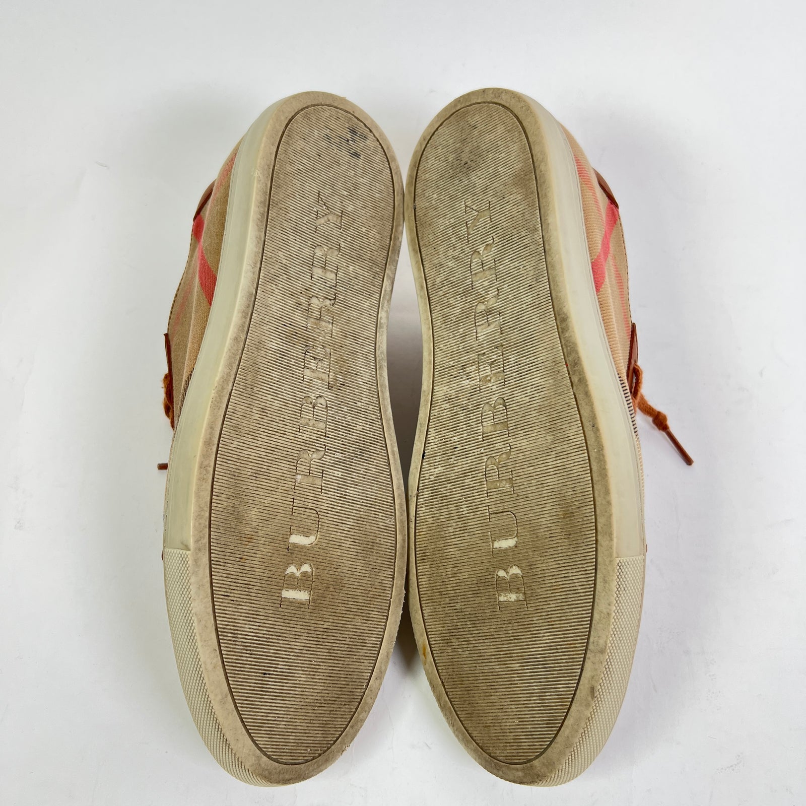 Burberry Check Canvas Low-Top Sneaker