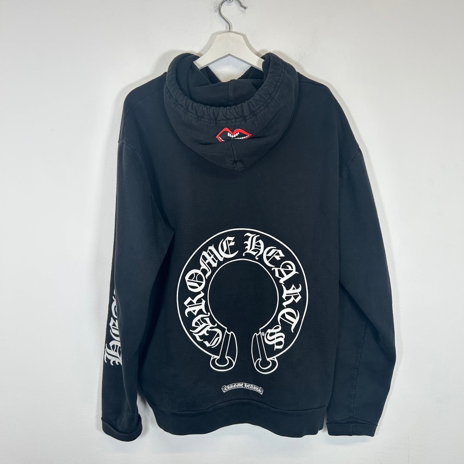 Chrome Hearts Black Matty Boy Chomper Hoodie Size L