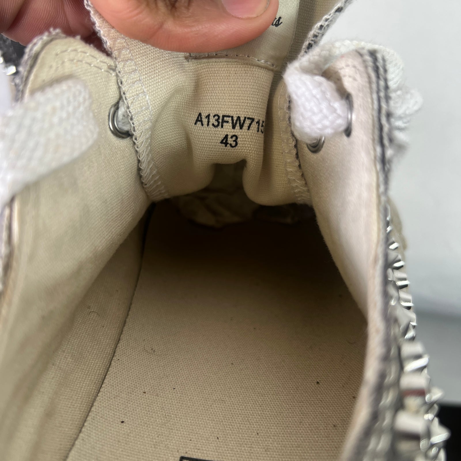 Maison Mihara Yasuhiro Studded Peterson OG Sole Sneaker