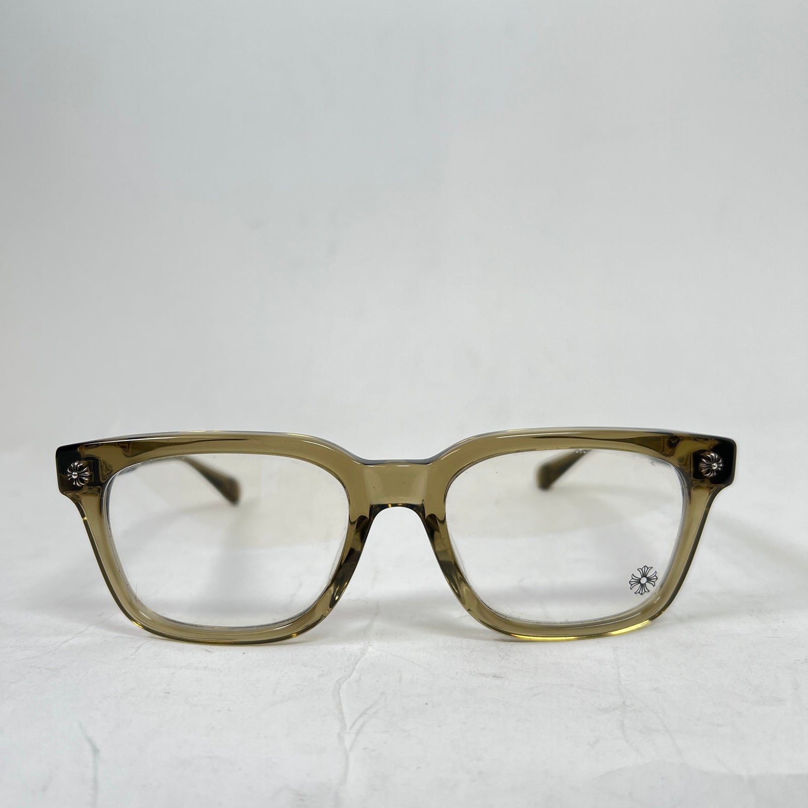 Chrome Hearts Army Green 'Cox Ucker' Glasses