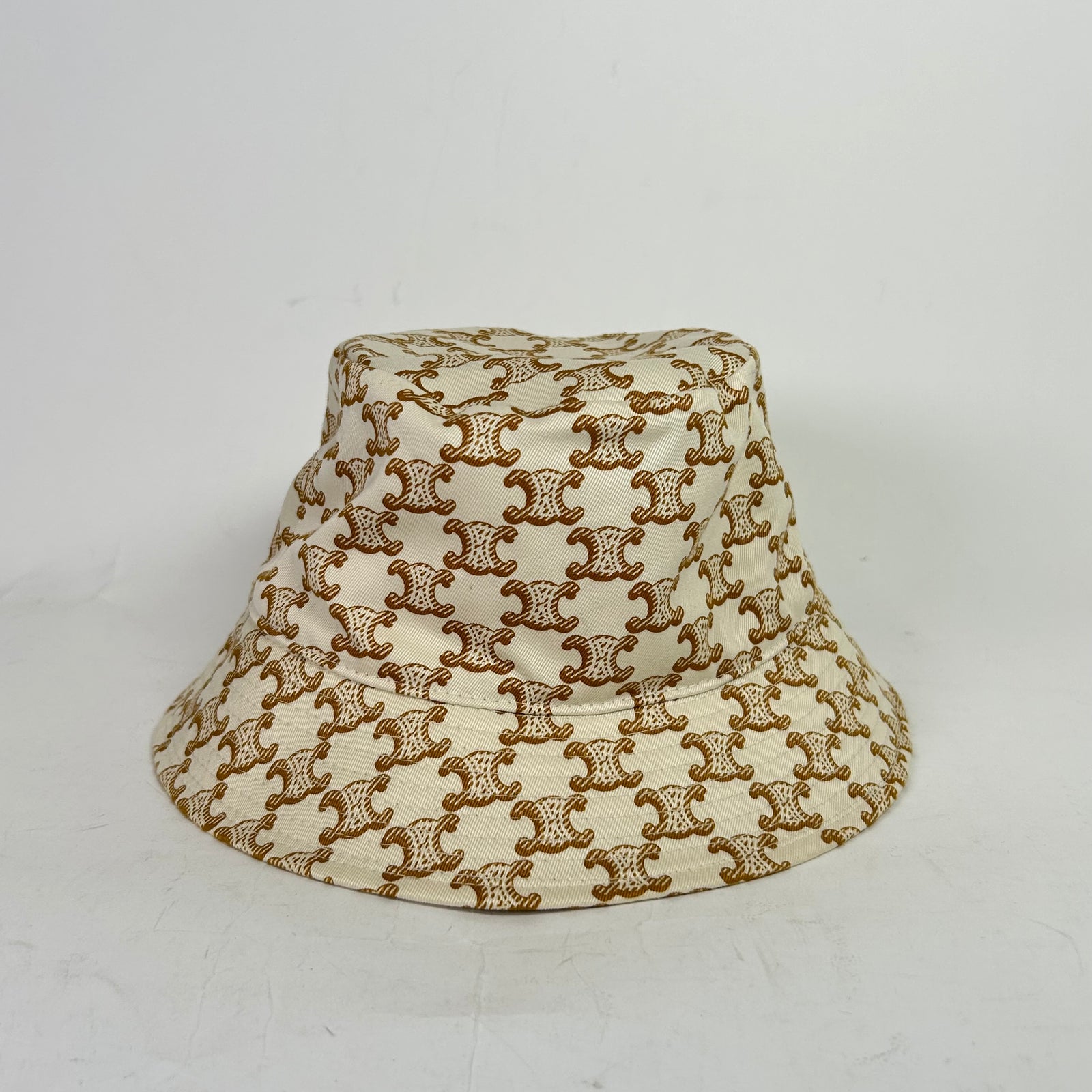 Celine Triomphe Monogram Canvas Bucket Hat
