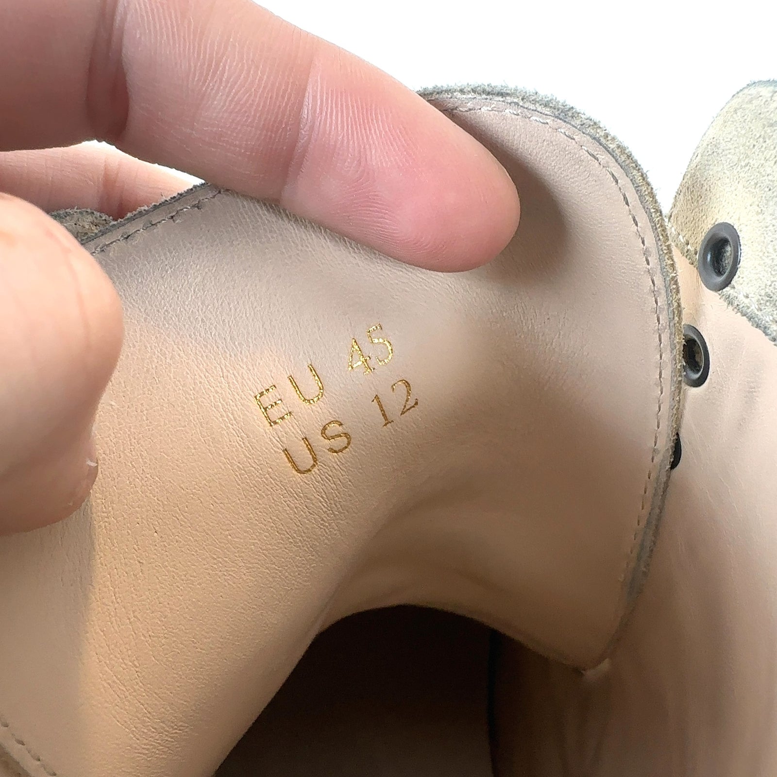 R13 Suede Combat Boots