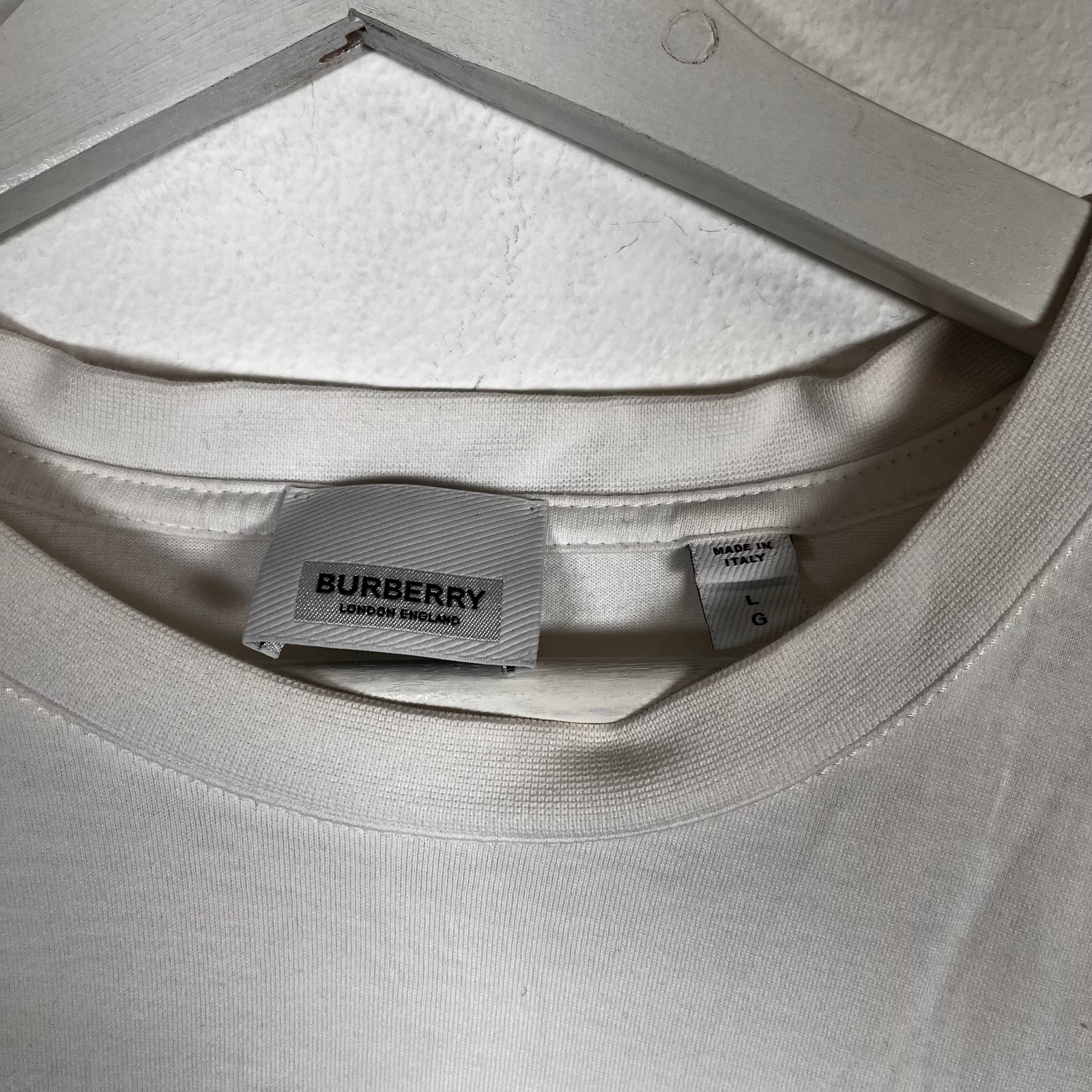 Burberry Deer Montage T-Shirt Size Large
