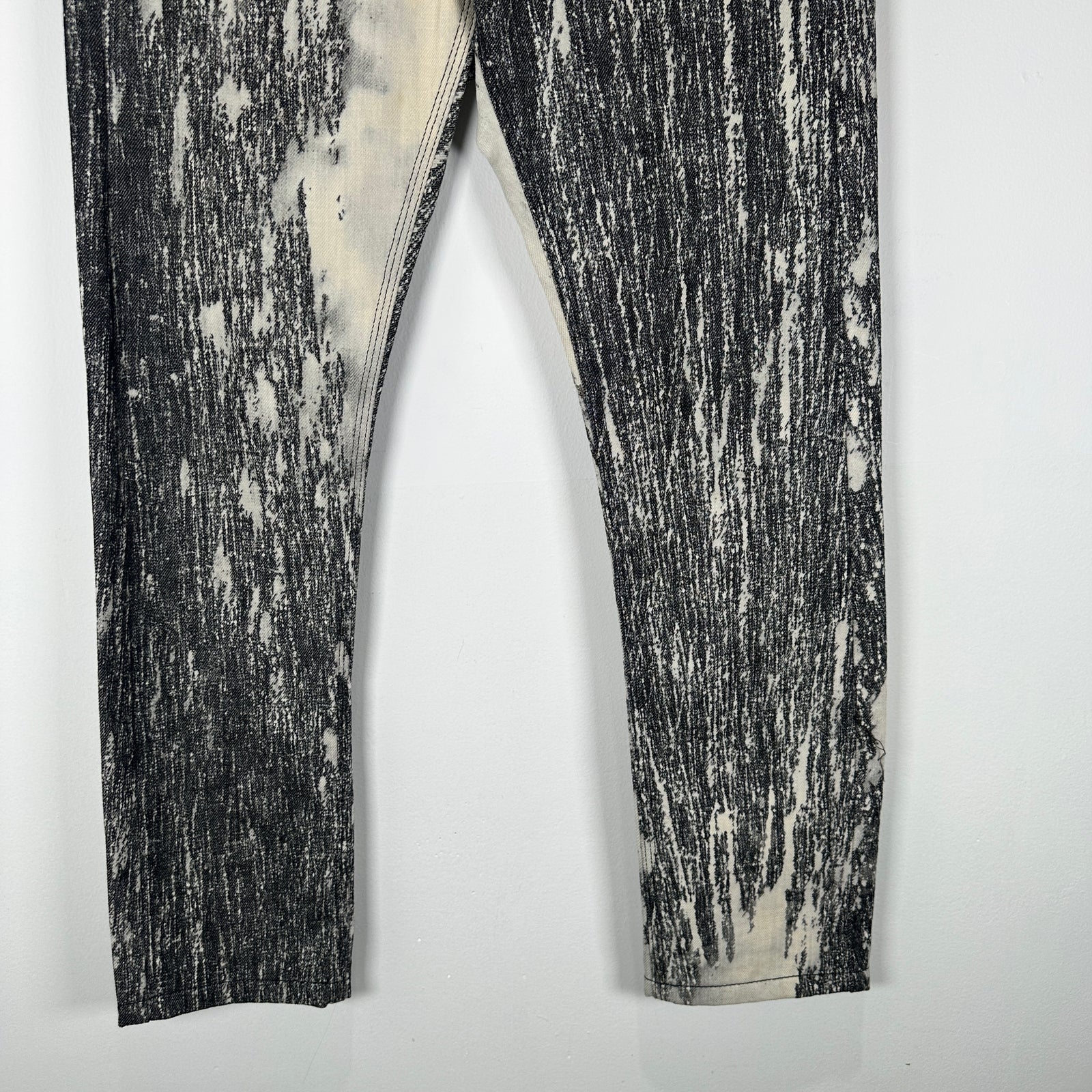 Sterling Ruby x Raf Simons SS10 Bleached Denim Size 29