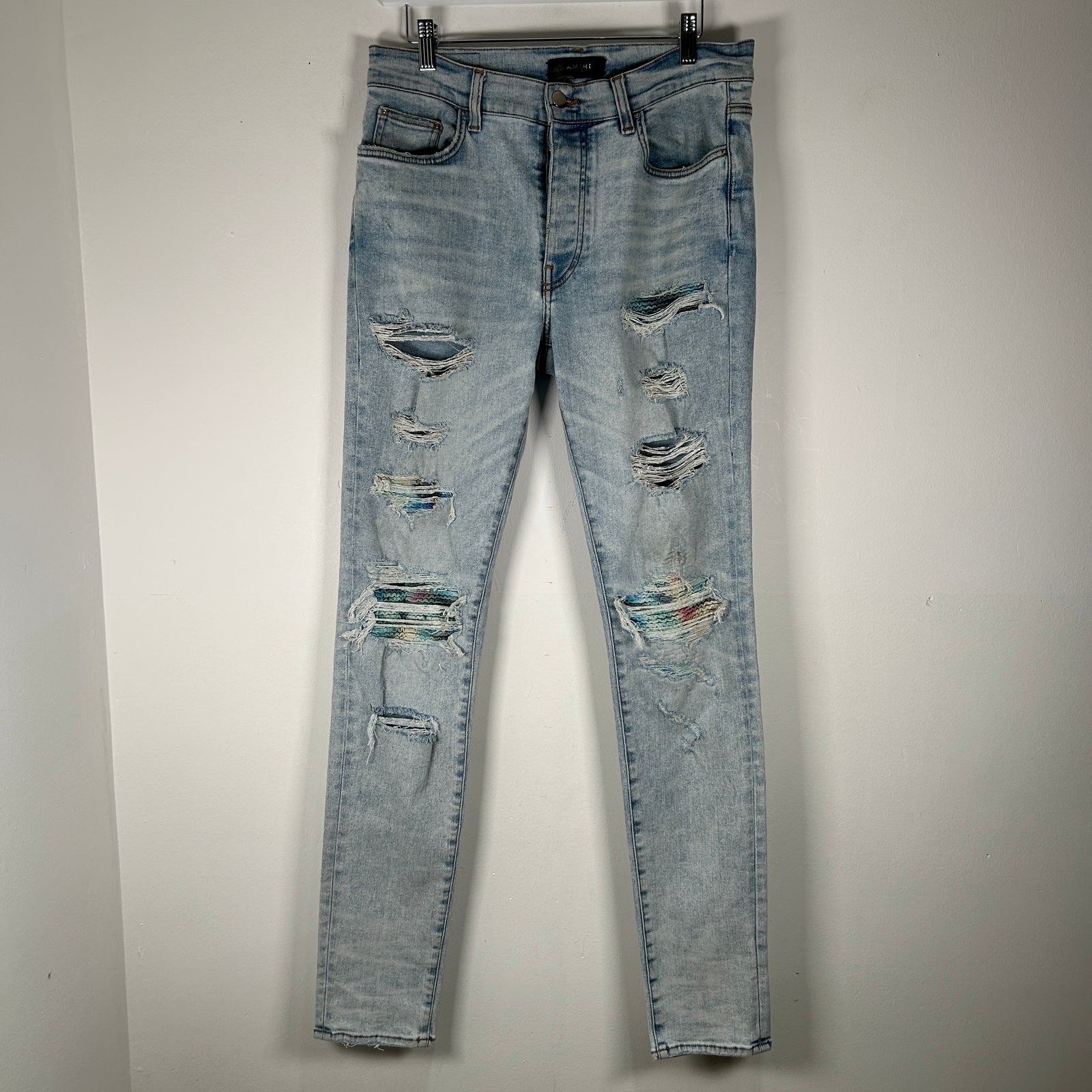 Amiri Tye Dye Patch MX1 Jeans Size 33