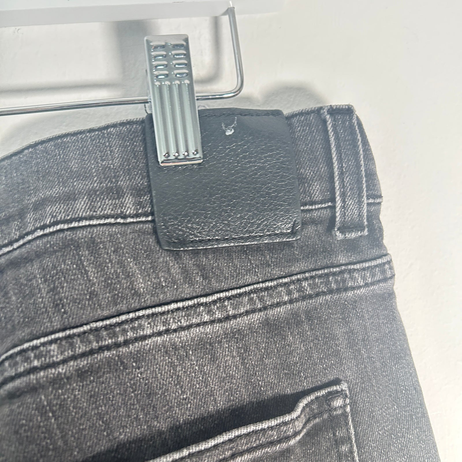 1017 Alyx Grey Buckle Denim Jeans Size 34