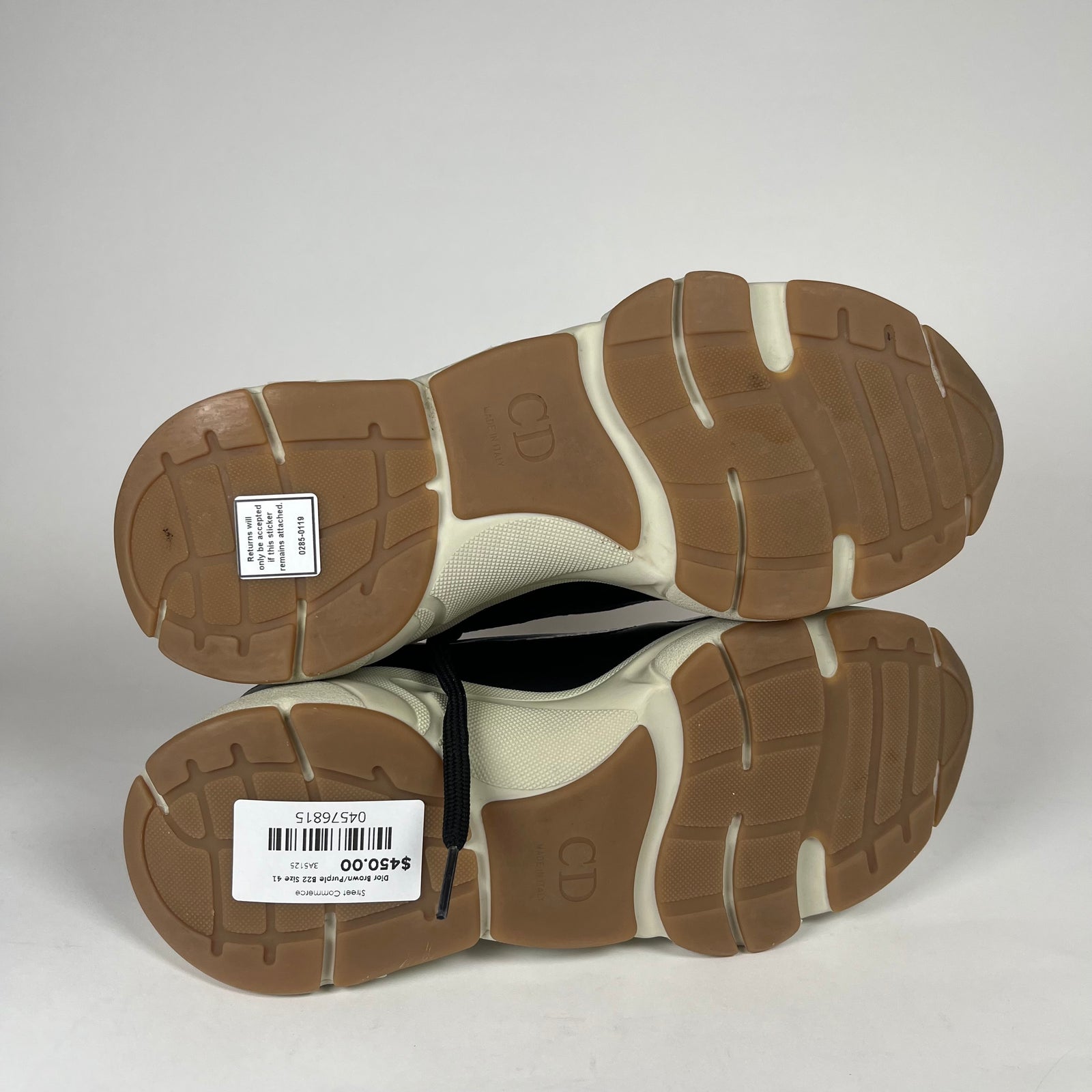 Dior Brown/Purple B22 Size 41