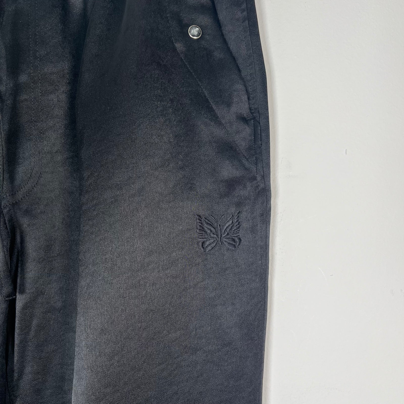 Needles Black Satin Pants Size L