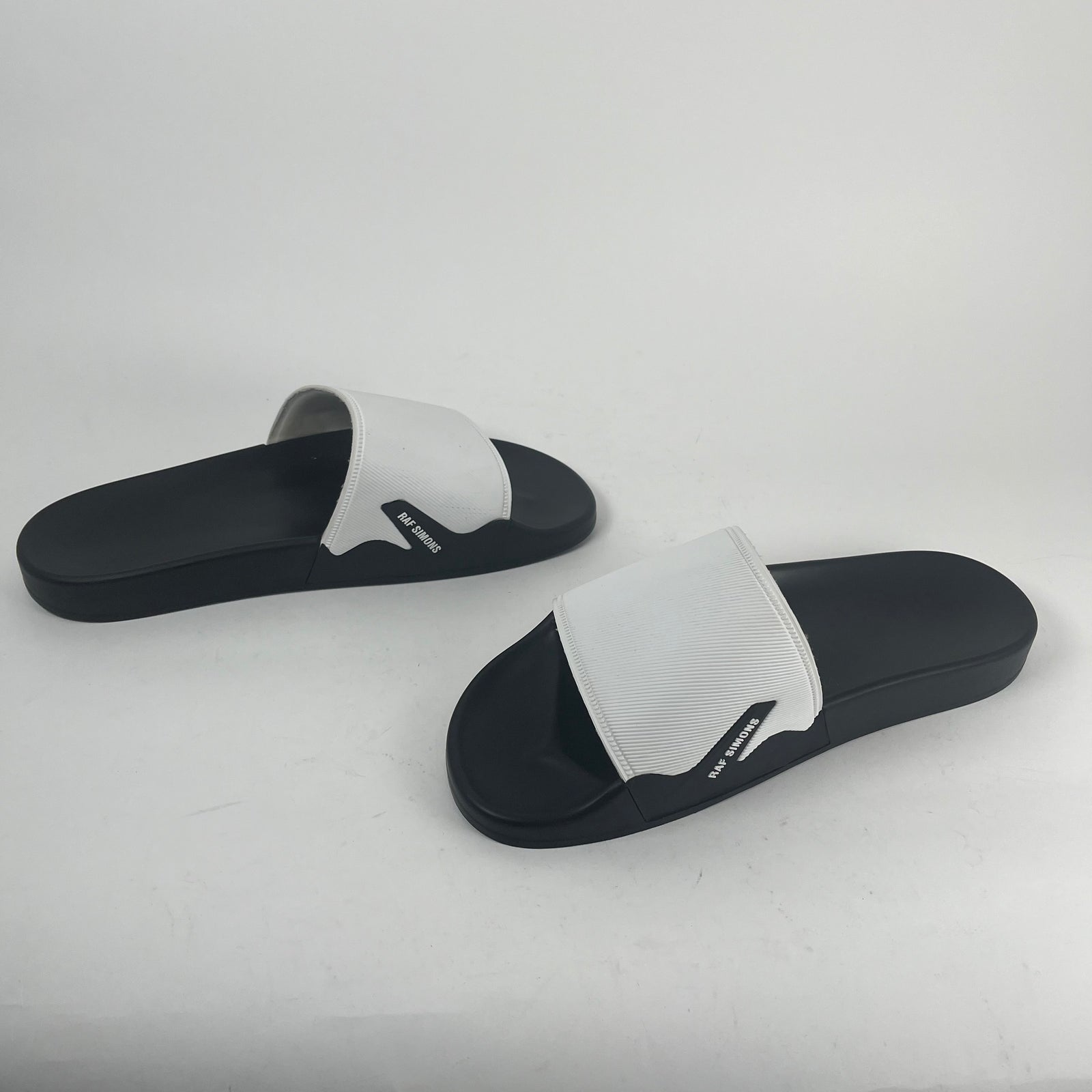 Raf Simons Black Runner Pool Slides Size 12