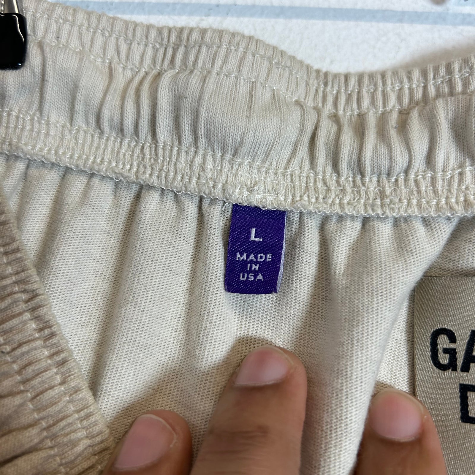 Gallery Dept Cream 'Insomnia' Paint Splatter Shorts Size L