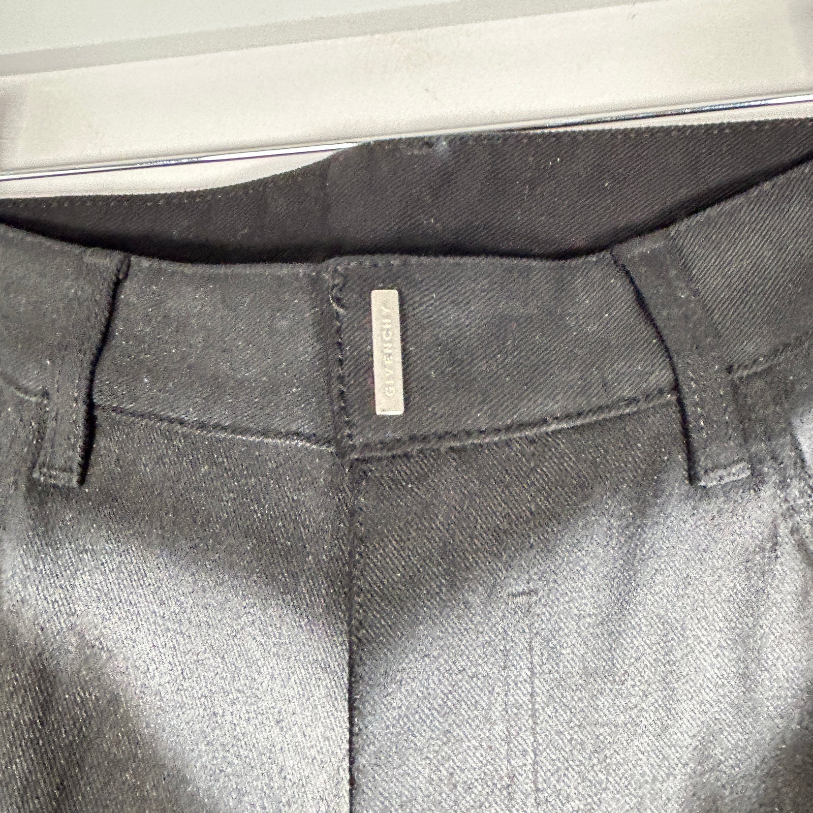 Givenchy Black Chito Grafitti Dog Jeans Size 34
