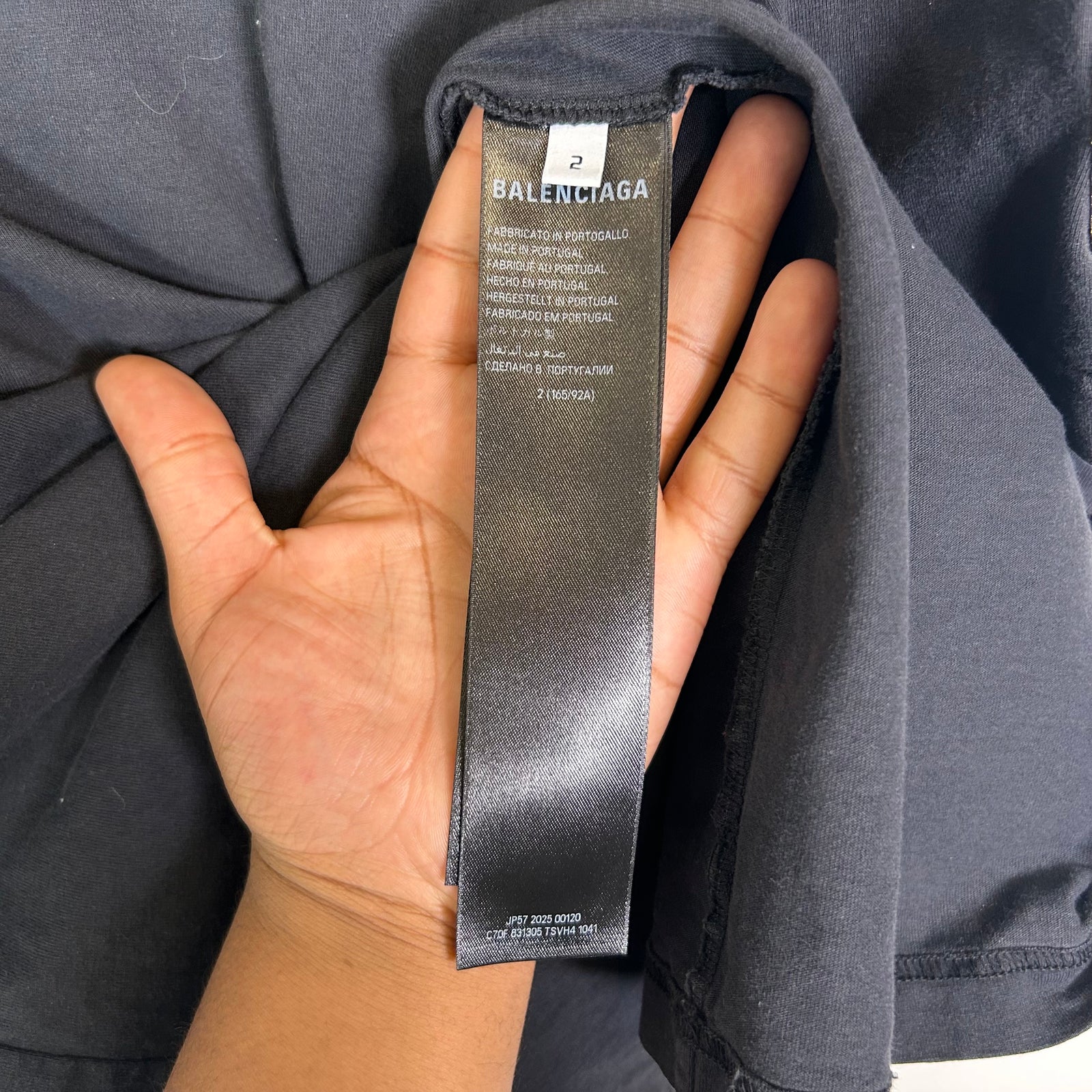 Balenciaga Uniform Patch Logo T-Shirt