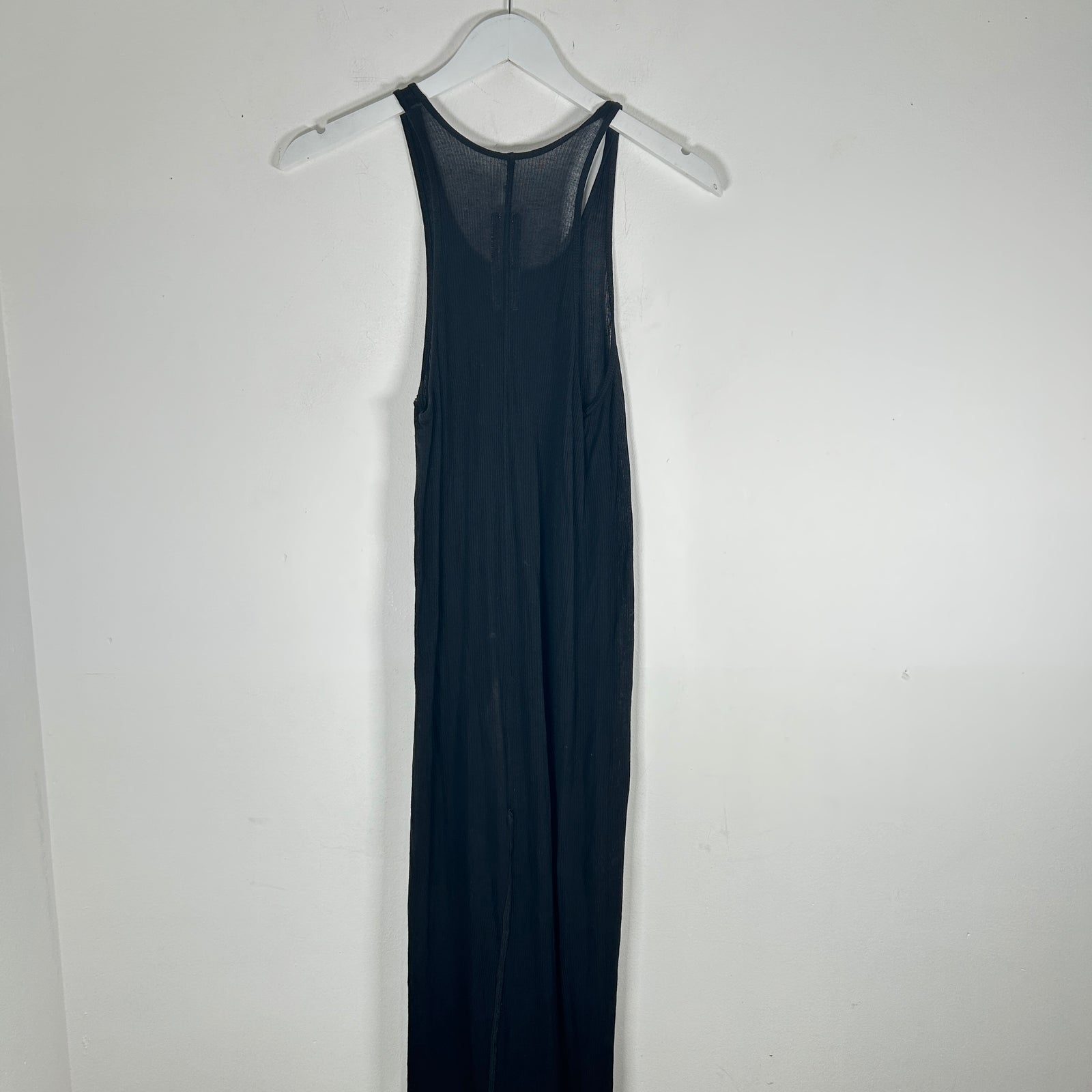 Rick Owens Luxor FW/23 Ziggy Black Tank Top Size S