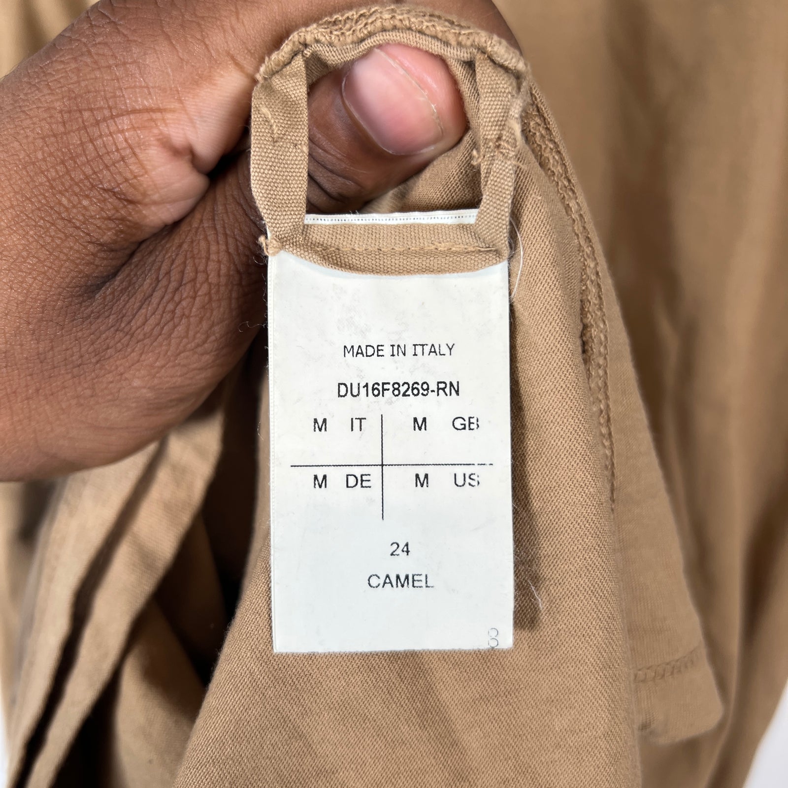 Rick Owens Drkshdw Camel Double Layer Longsleeve Size M