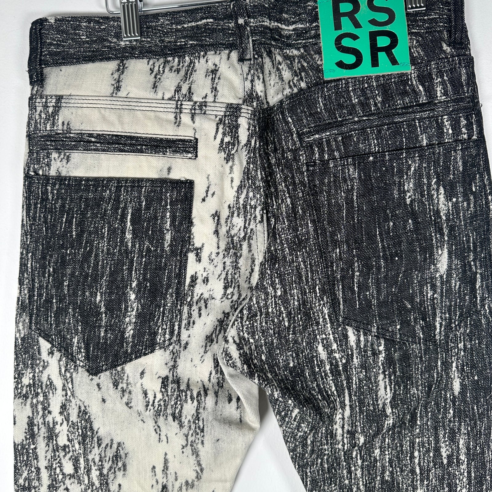 Sterling Ruby x Raf Simons SS10 Bleached Denim Size 29