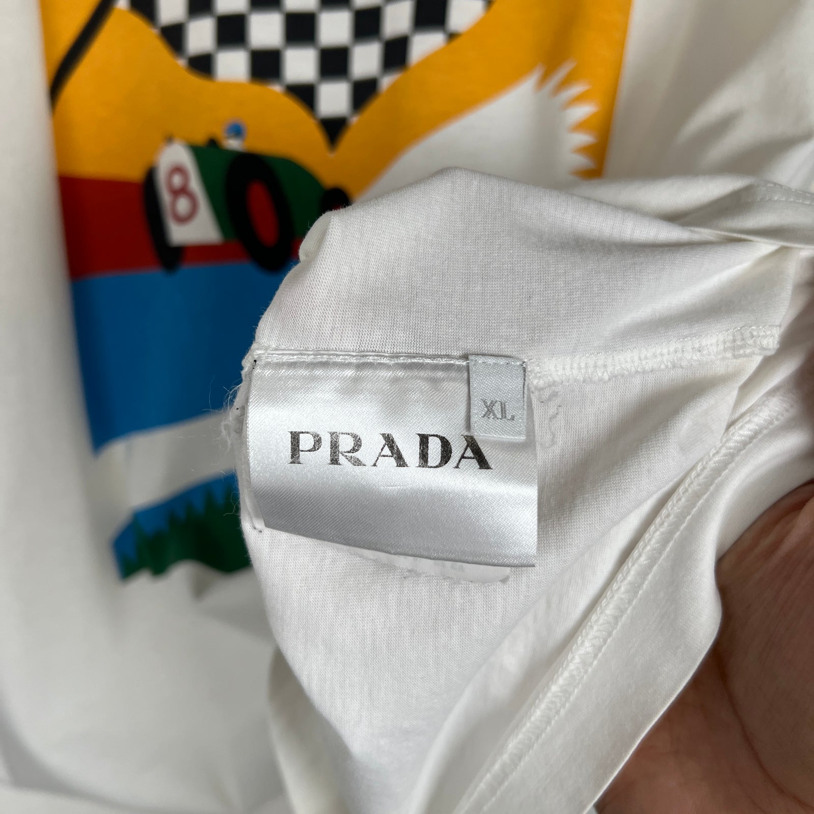 Prada Sailing White T-Shirt Size M