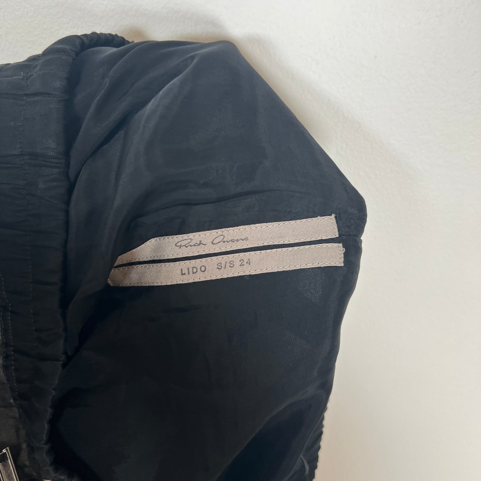 Rick Owens Mega Bela Linen 'Lido' SS24 Pants Size 31