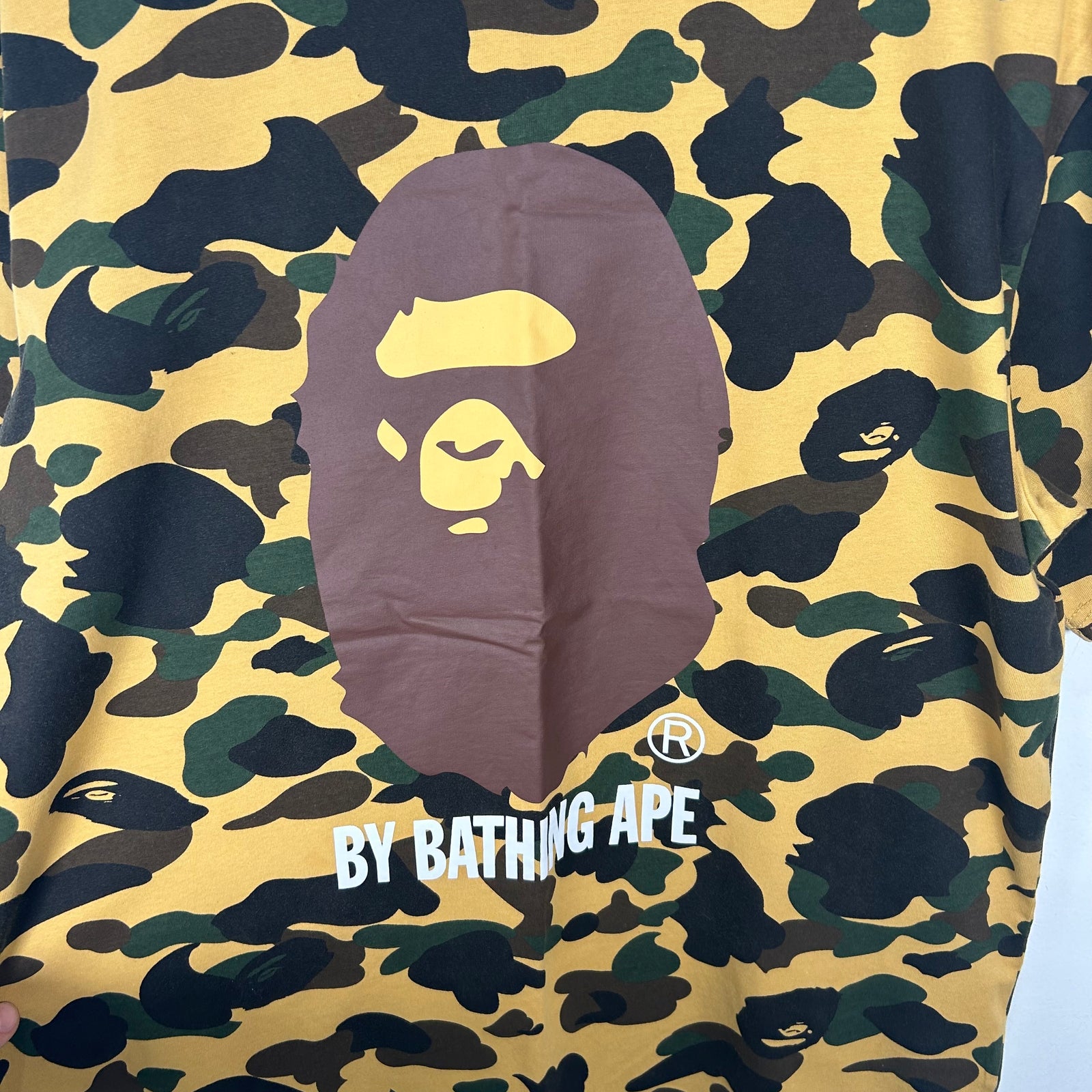 Bape Camo Head Logo T-Shirt Size XXL