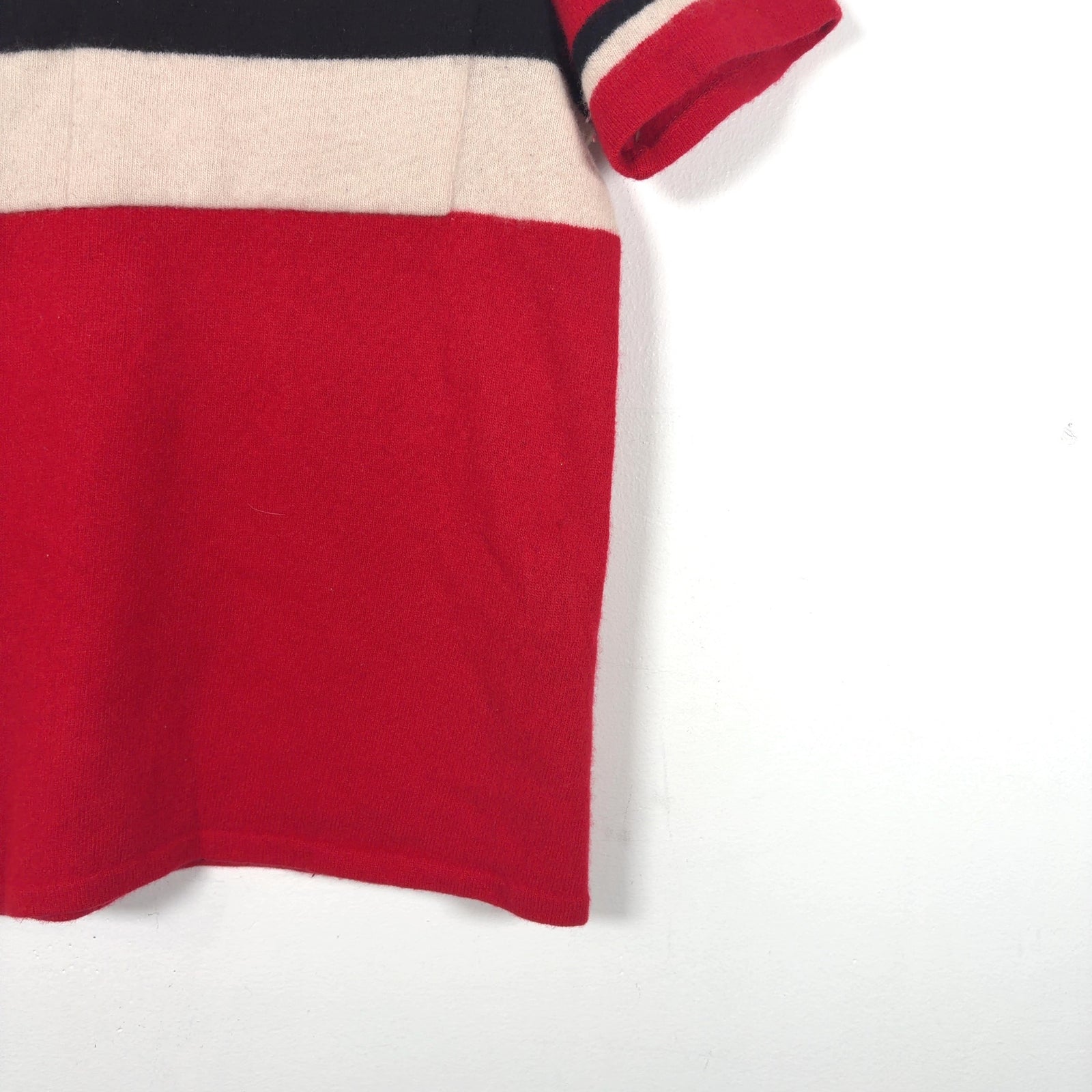 Prada Knit Colorblock Quarter-Zip Polo