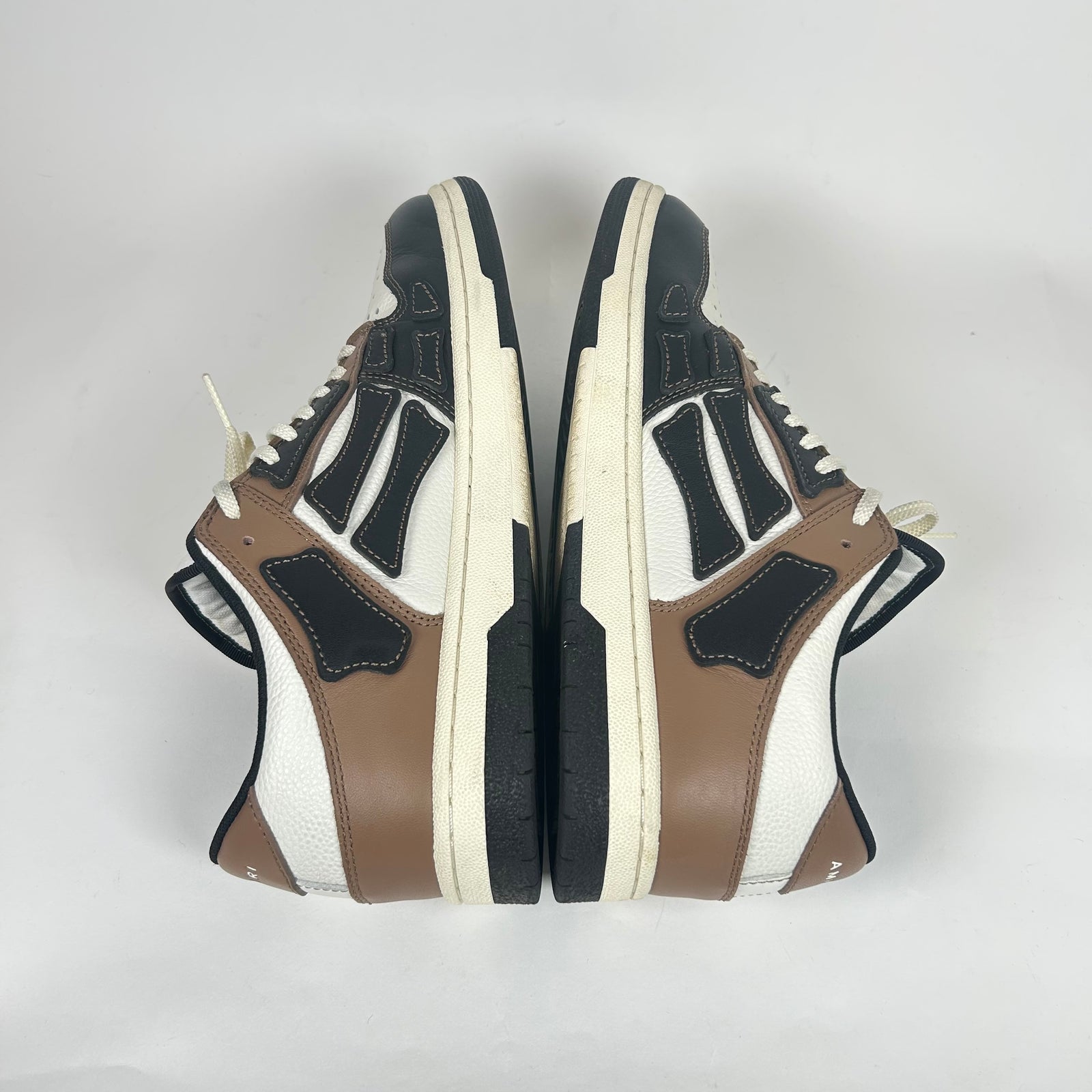 Amiri Mocha Skel Low-Top Sneaker Size 43