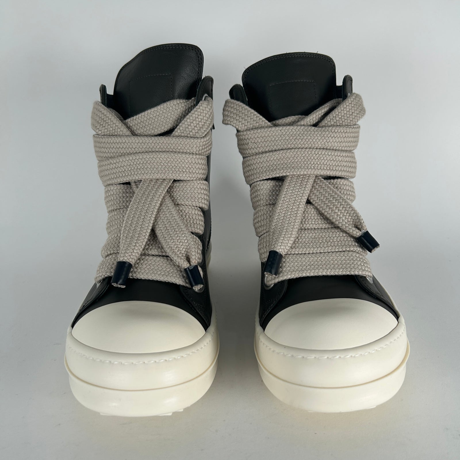 Rick Owens Bosco/Milk Jumbo Lace Ramones Size 43