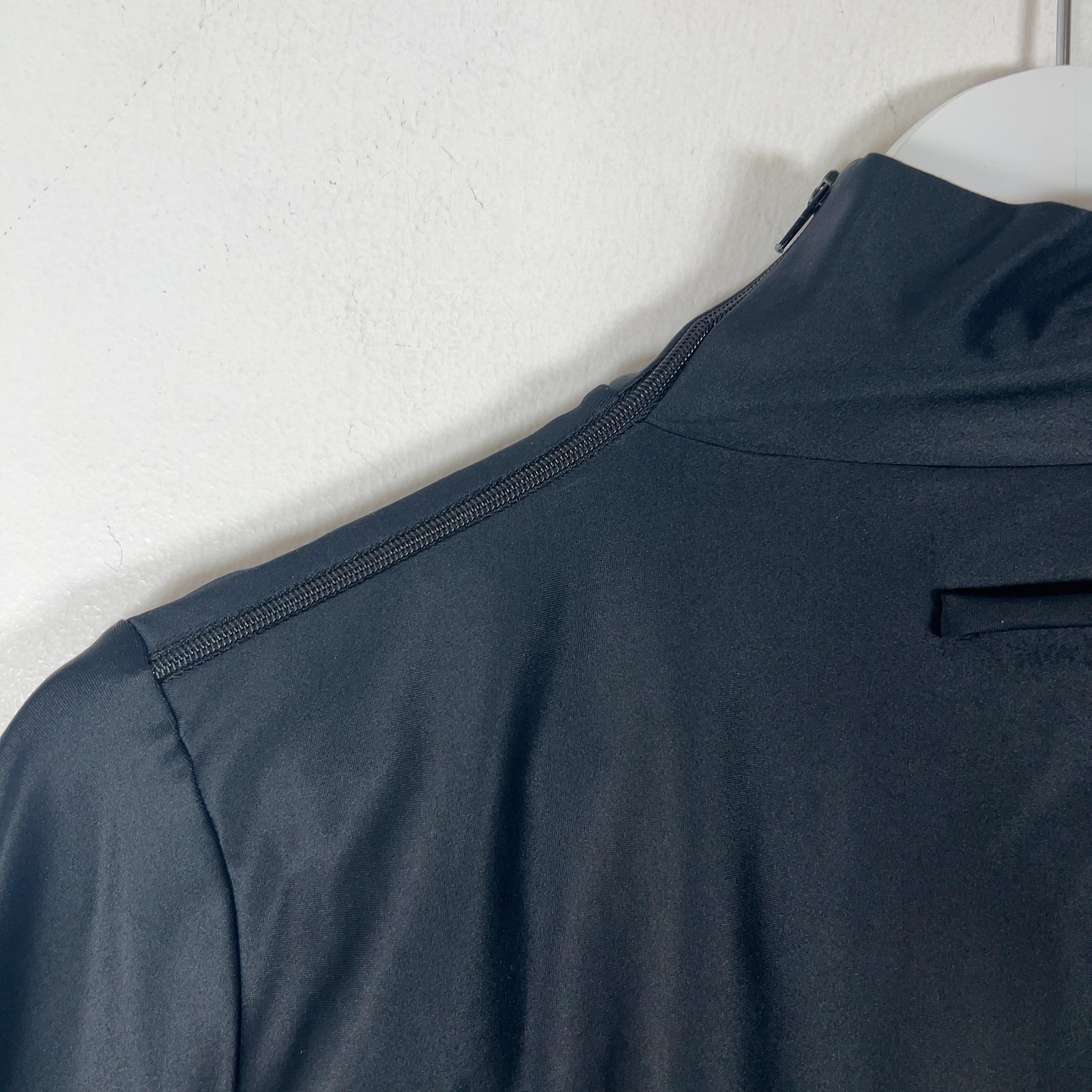 Jean Paul Gaultier Body Con Satin Turtleneck Longsleeve