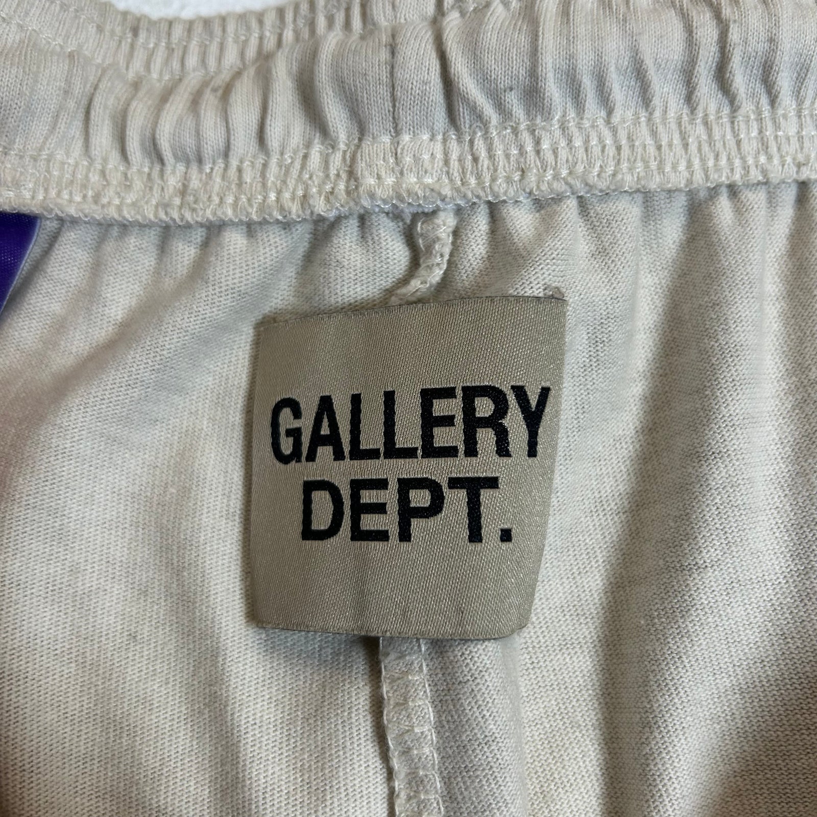 Gallery Dept Cream 'Insomnia' Paint Splatter Shorts Size L
