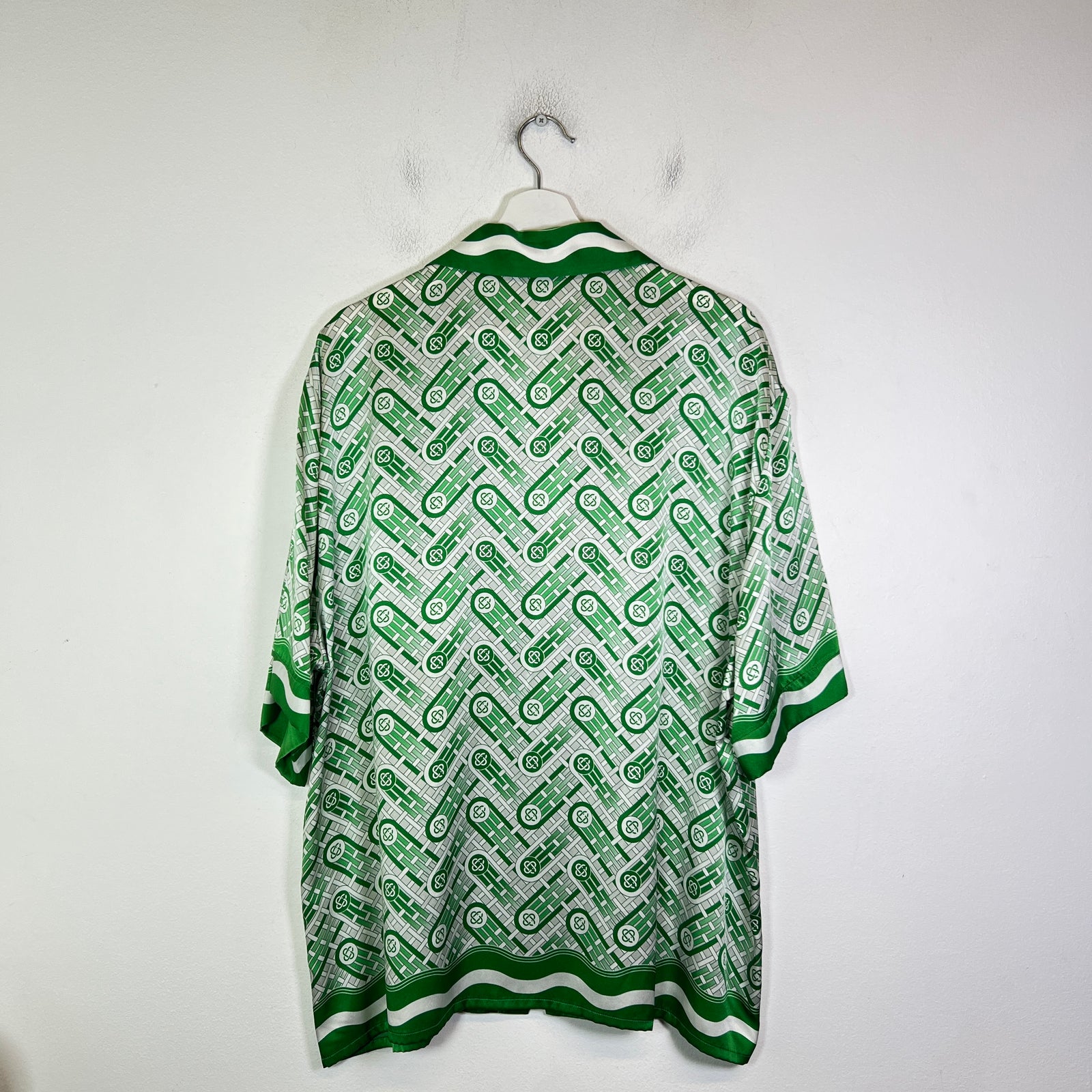 Casablanca Ping Pong Monogram Silk Shirt