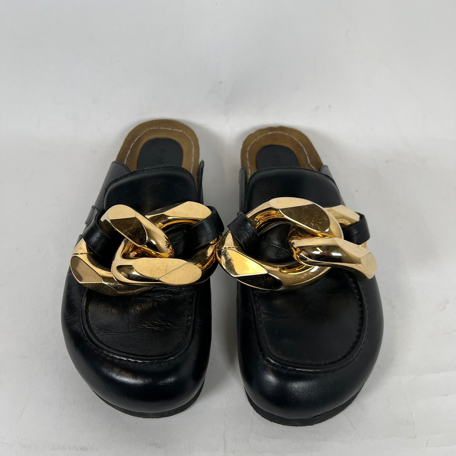JW Anderson Black Chain Leather Loafer Size 44