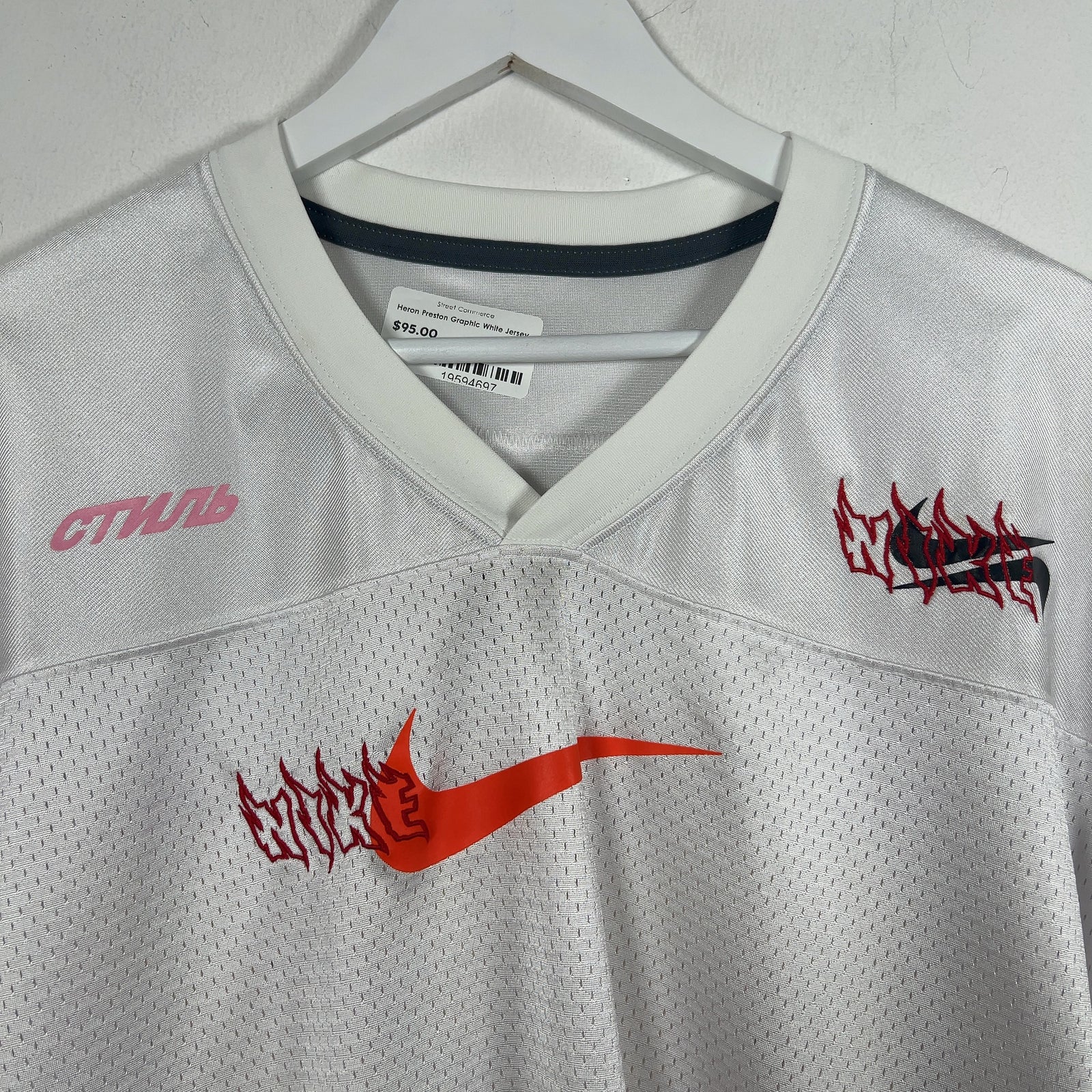 Heron Preston Graphic White Jersey